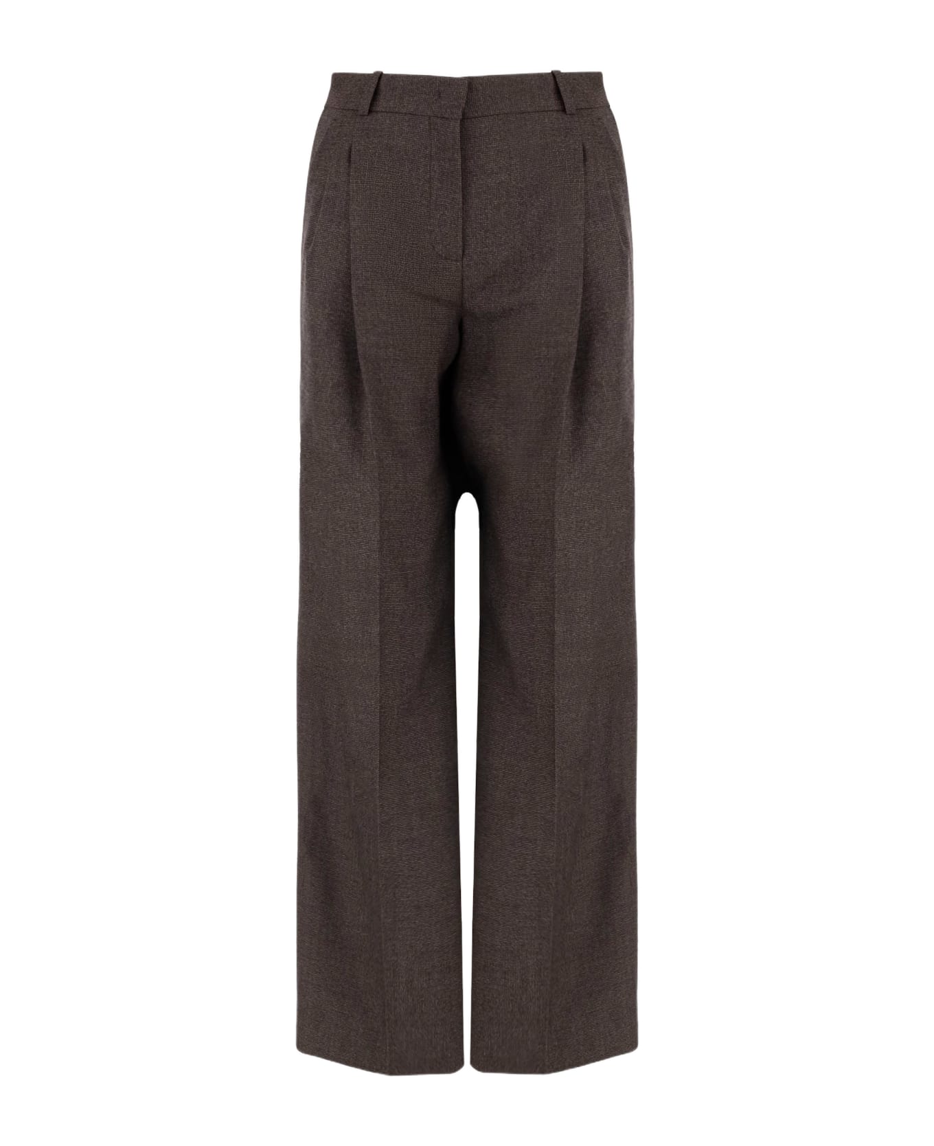 QL2 Mafalda Wool Trousers - Brown
