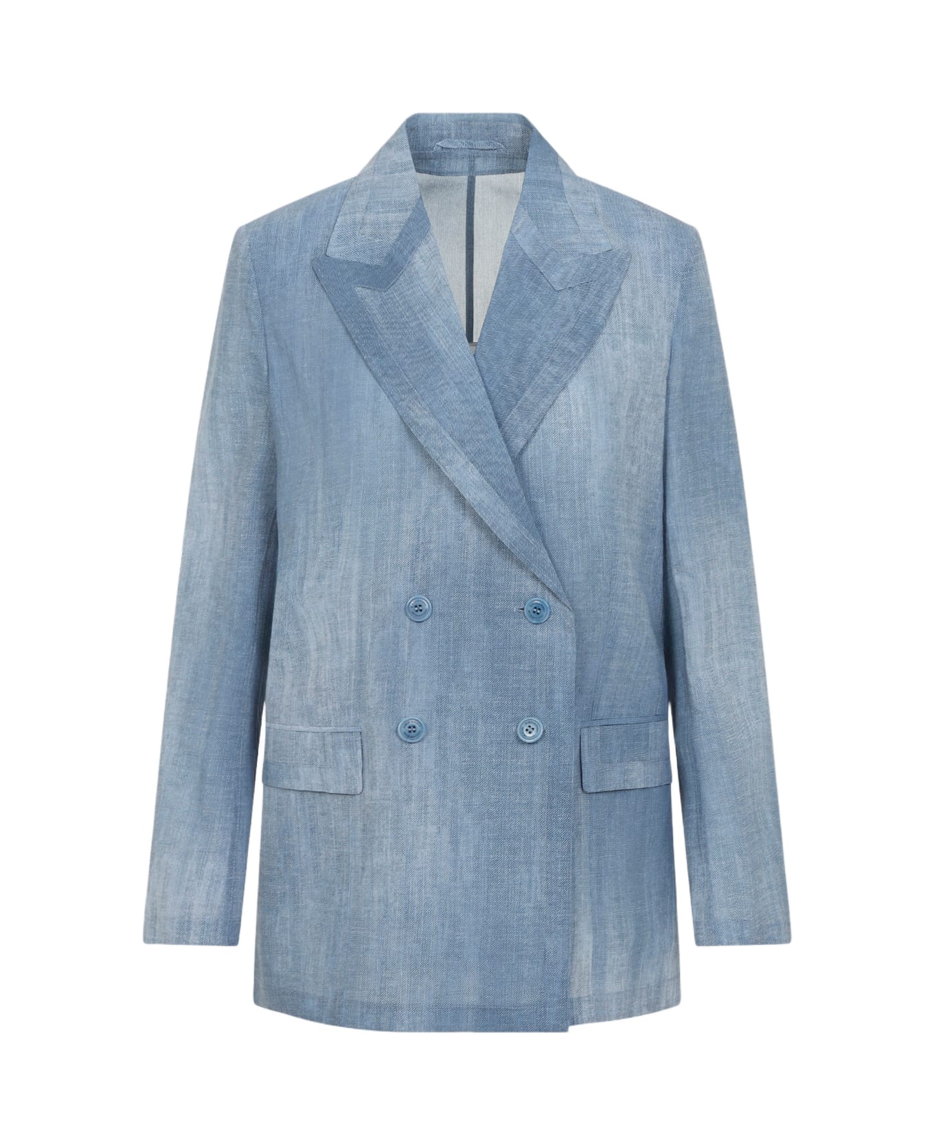 Ermanno Scervino Polyester Blazer - Stampa Jeans