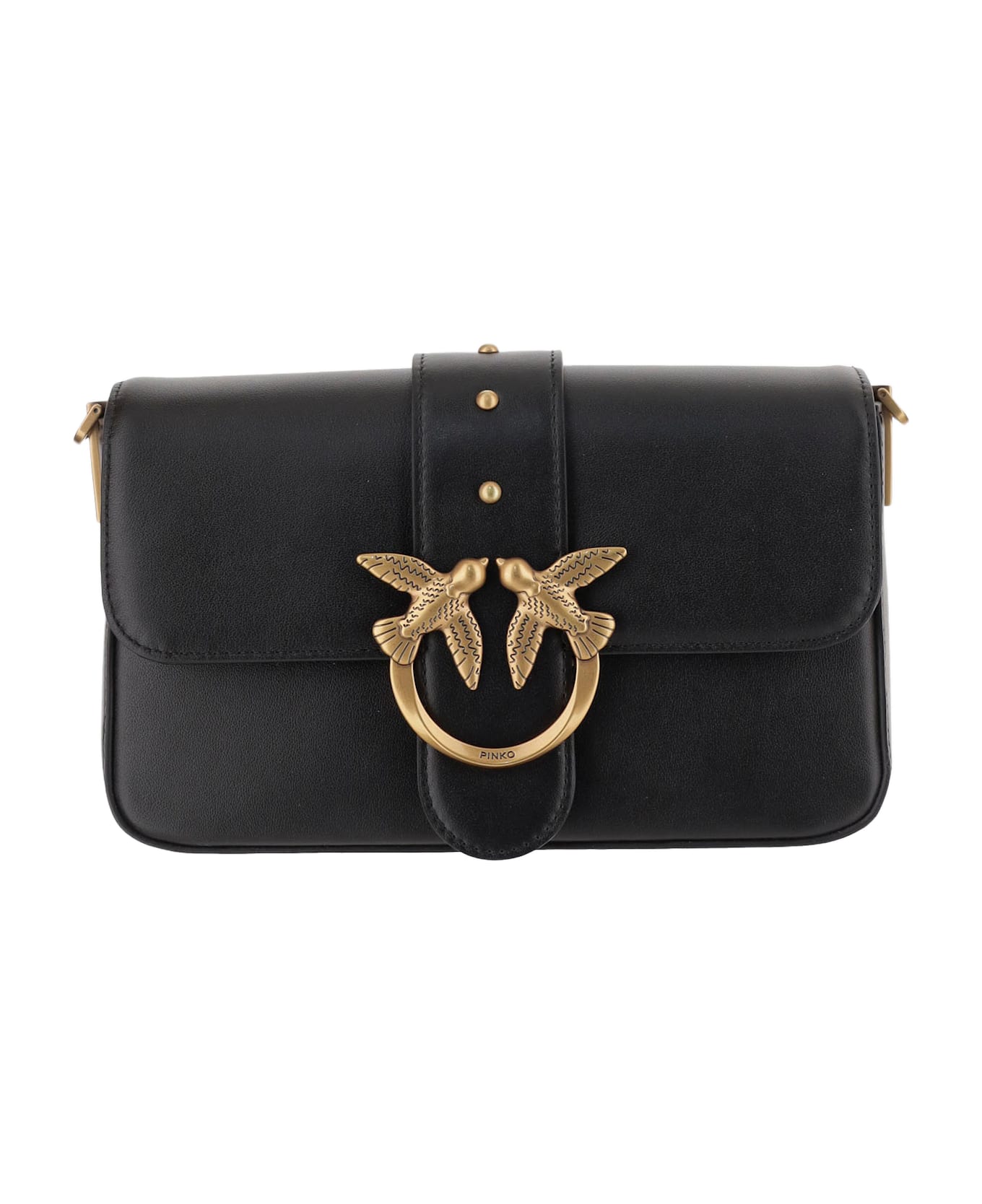 Pinko Classic Love Bag Slouchy Shoulder Bag - Black