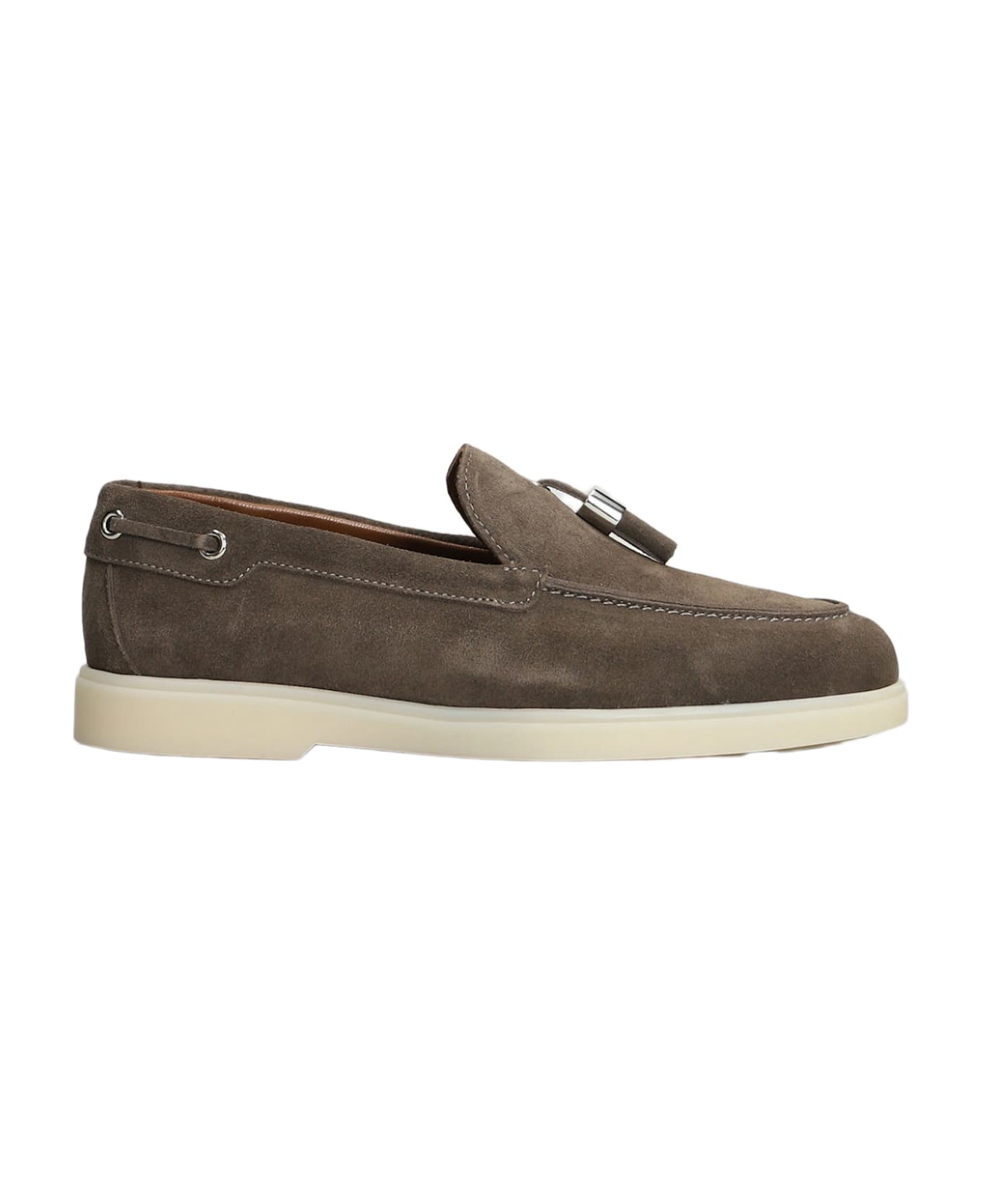 Giuseppe Zanotti The Maui Loafers In Beige Suede - beige