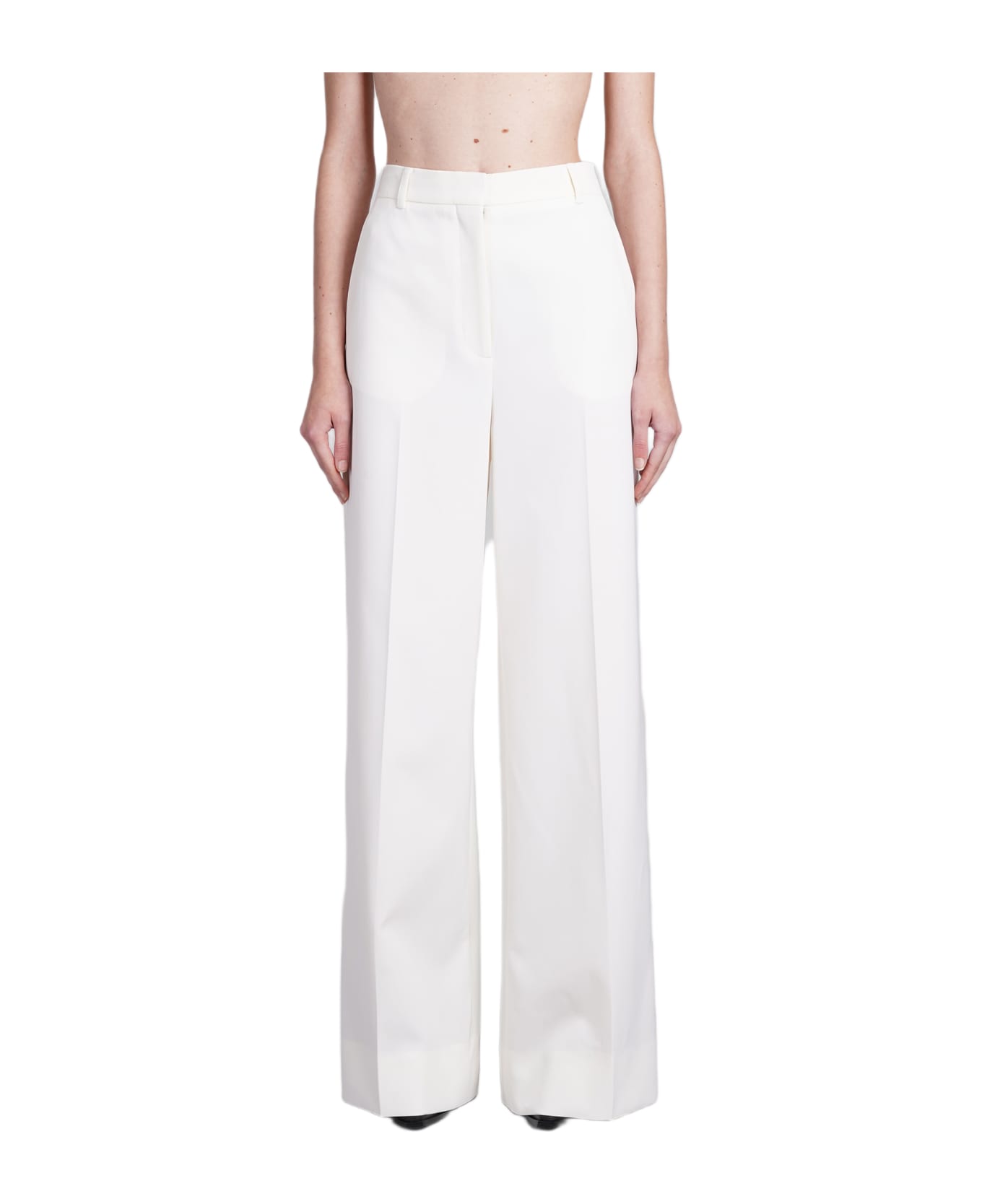 Stella McCartney Pants In Beige Wool - beige