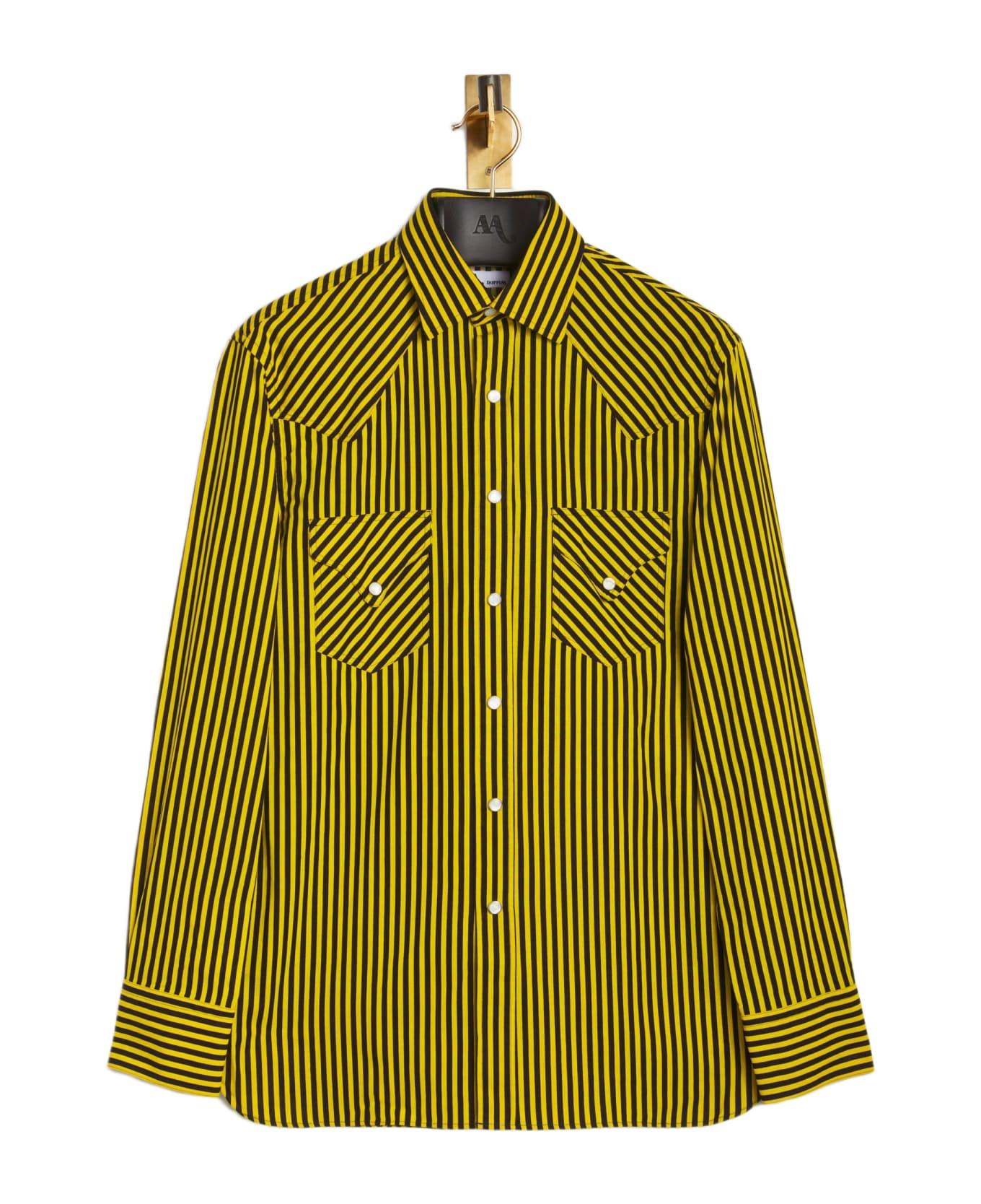 doppiaa Aariosto Vertical Striped Western Shirt