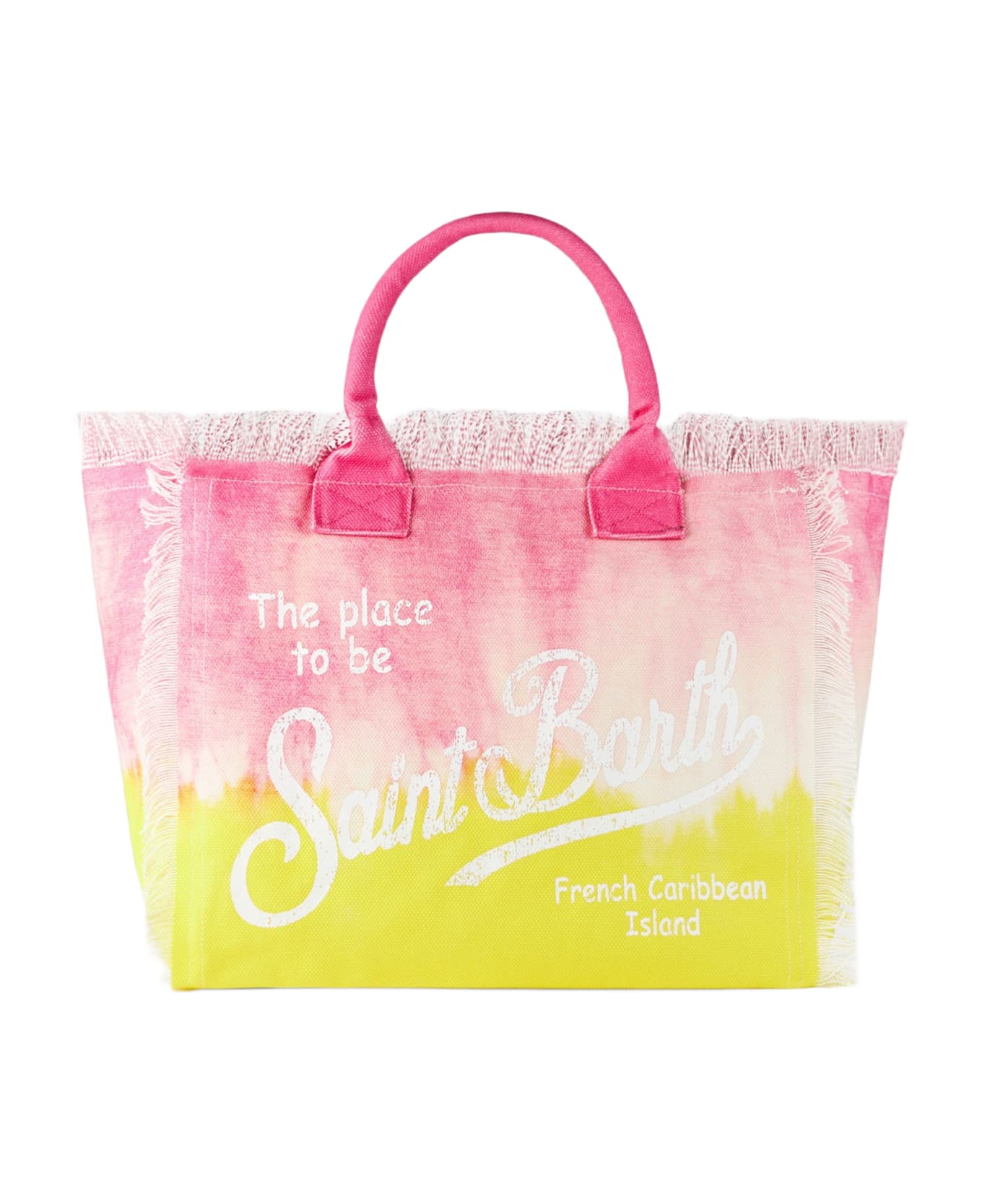 MC2 Saint Barth Vanity Canvas Shoulder Bag - PINK