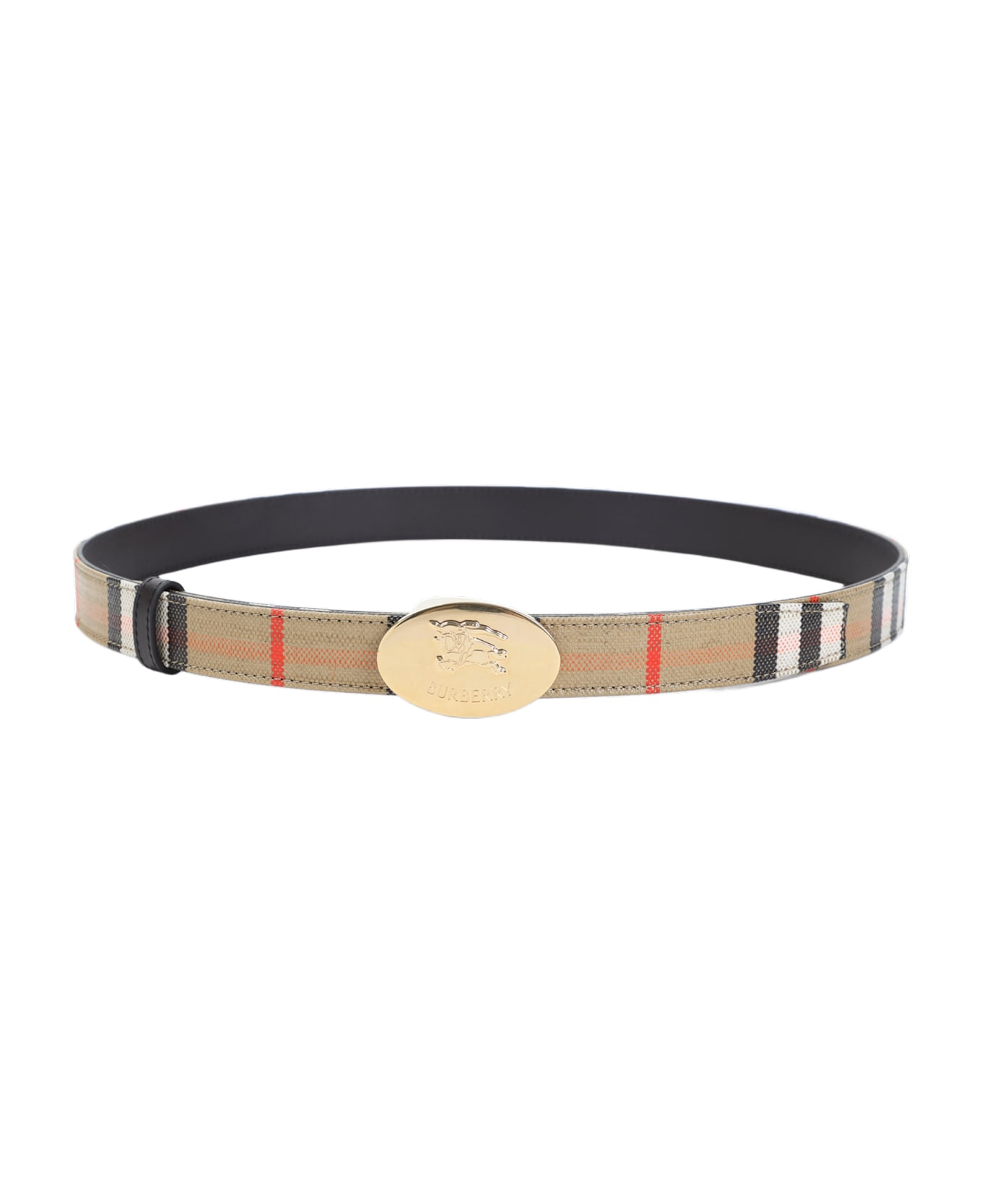 Burberry Knight Stamp Belt - NEUTRALS