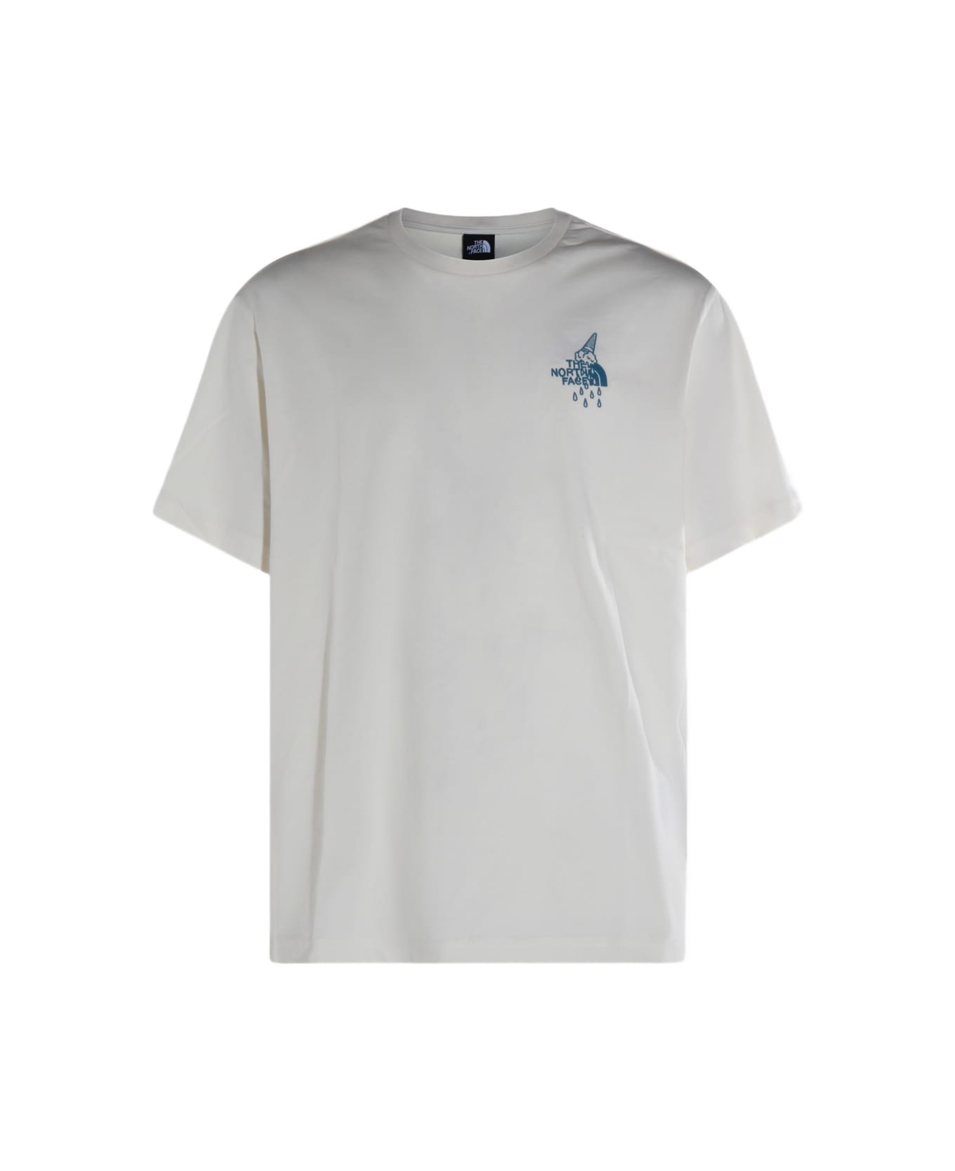 The North Face White Cotton T-shirt - WHITE DUNE