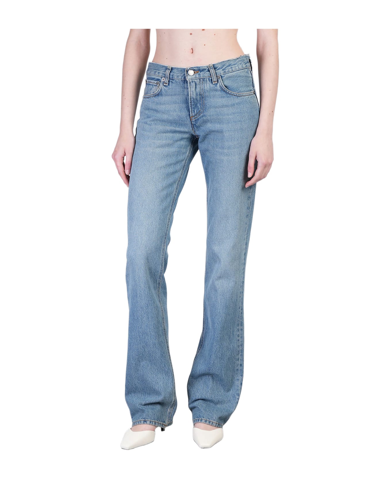 Haikure Carly Jeans In Blue Cotton - blue
