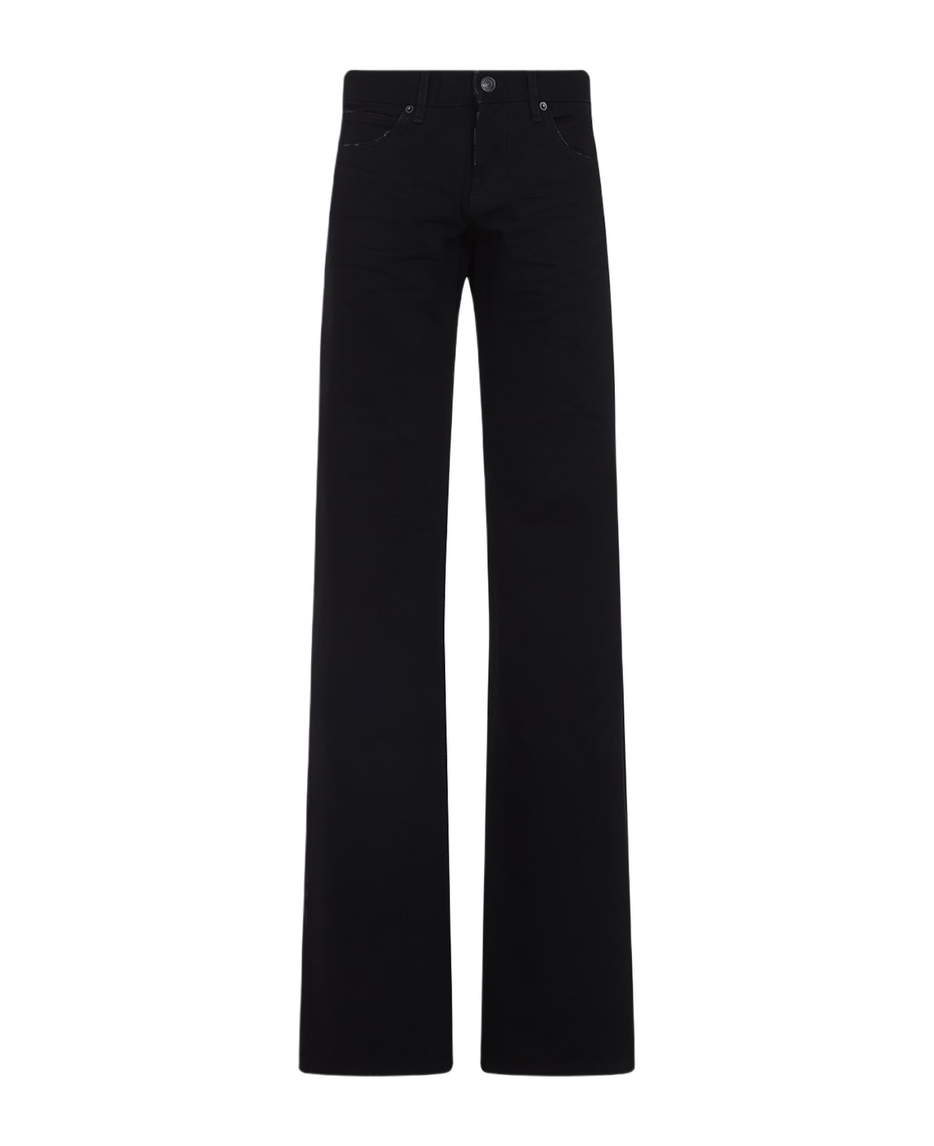 Balenciaga Low Waist Jeans - Black