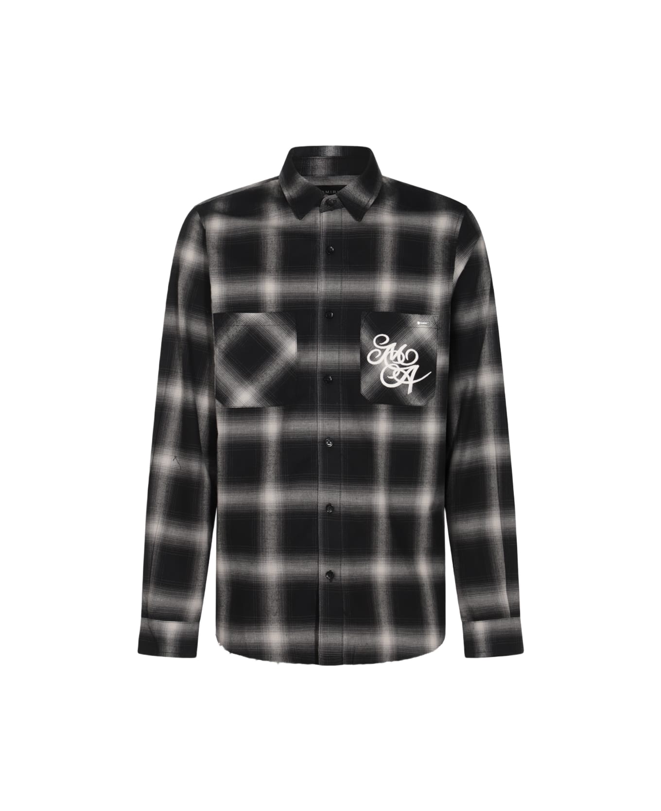 AMIRI Grey Cotton Shirt - black