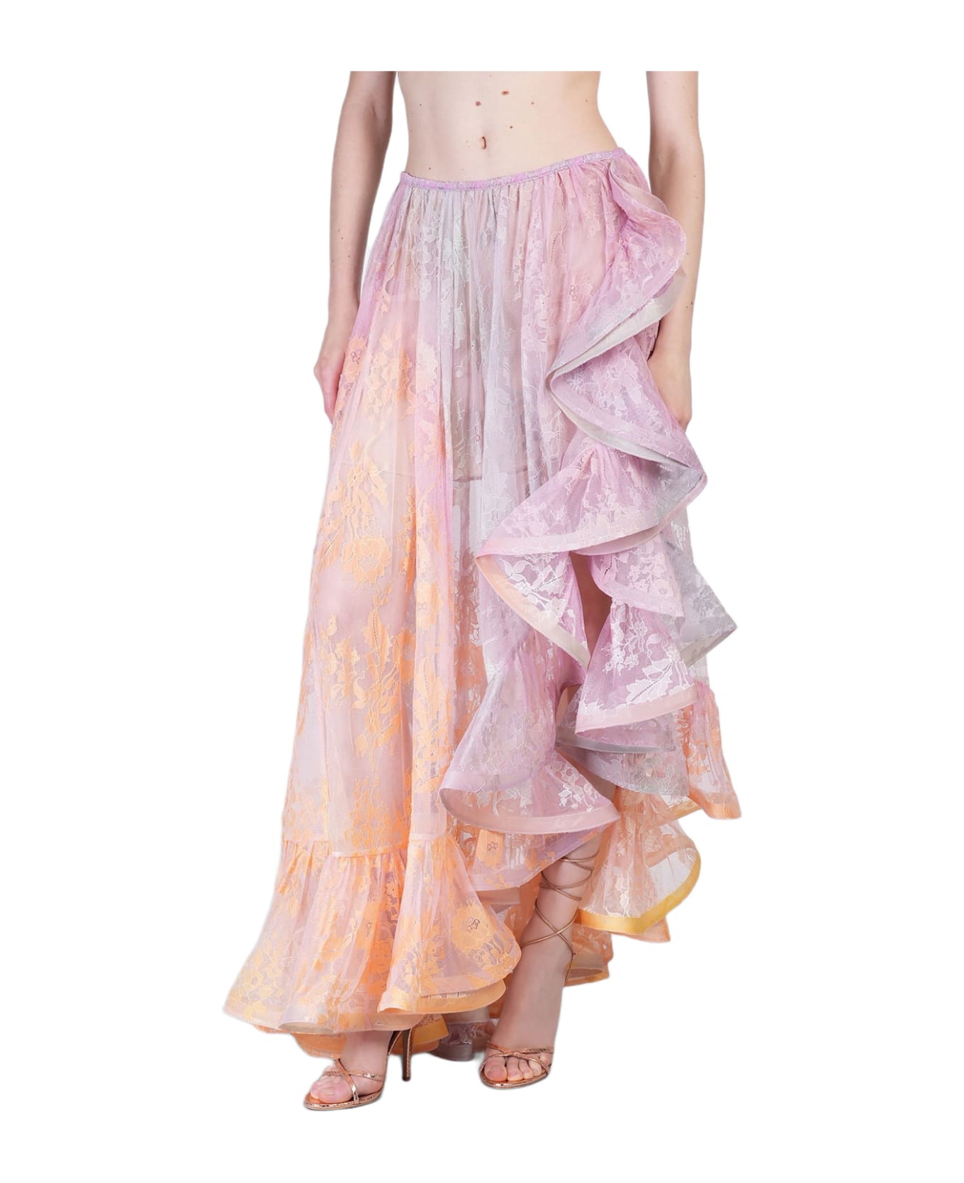 Zimmermann Skirt In Multicolor Polyamide - multicolor