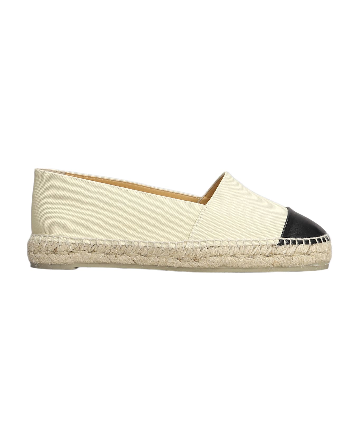 Castañer Katty-264 Espadrilles In Beige Canvas - beige フラットシューズ