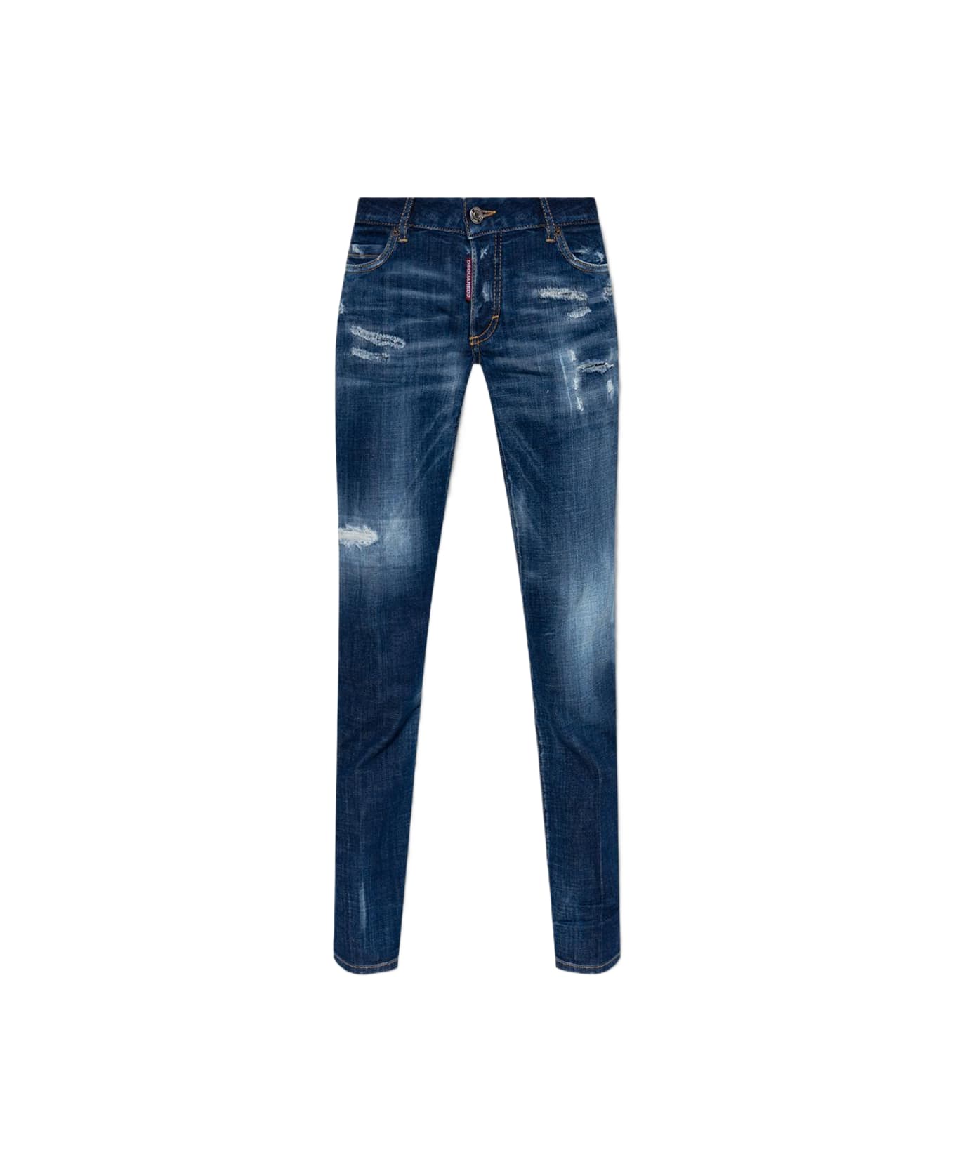 Dsquared2 Jennifer Cropped Jeans - Navy Blue