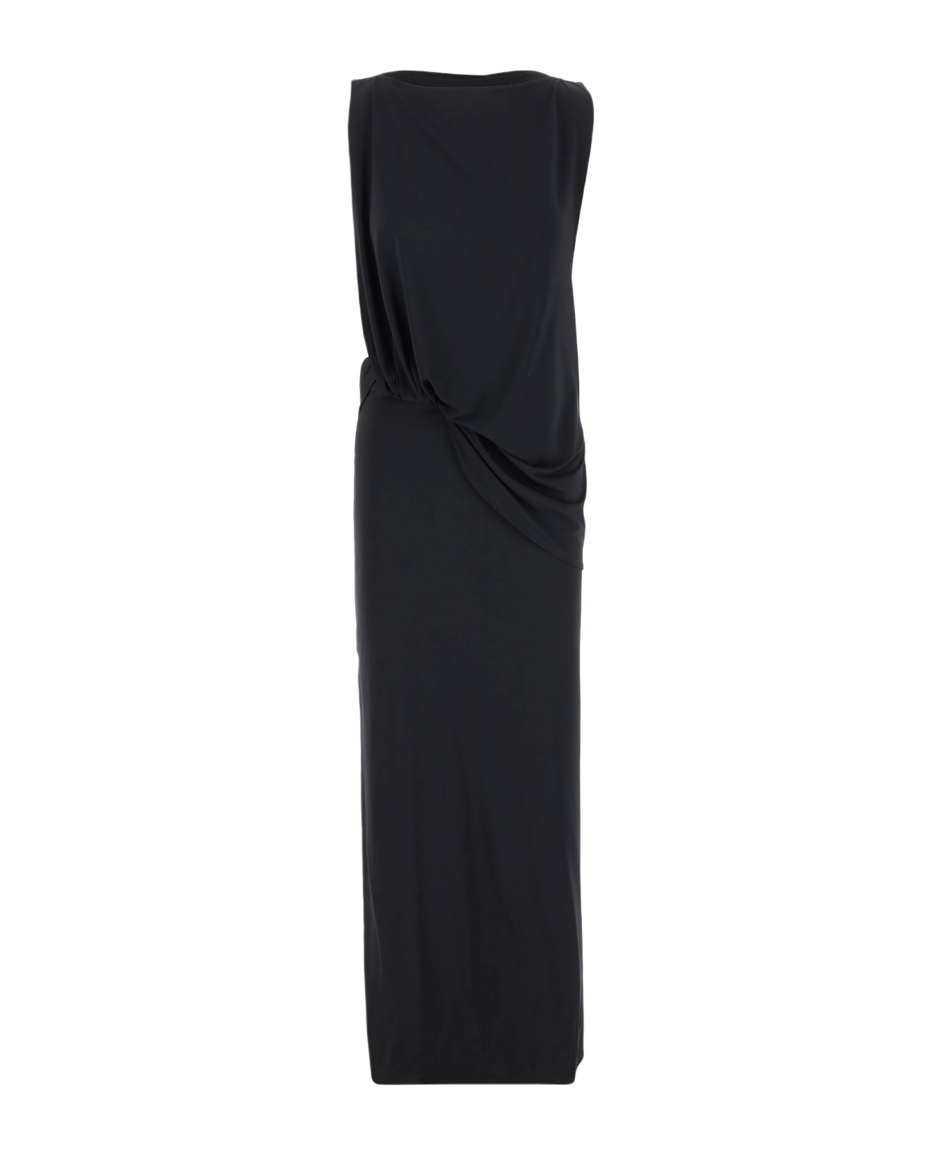 Jacquemus Long Peplo Dress - Black