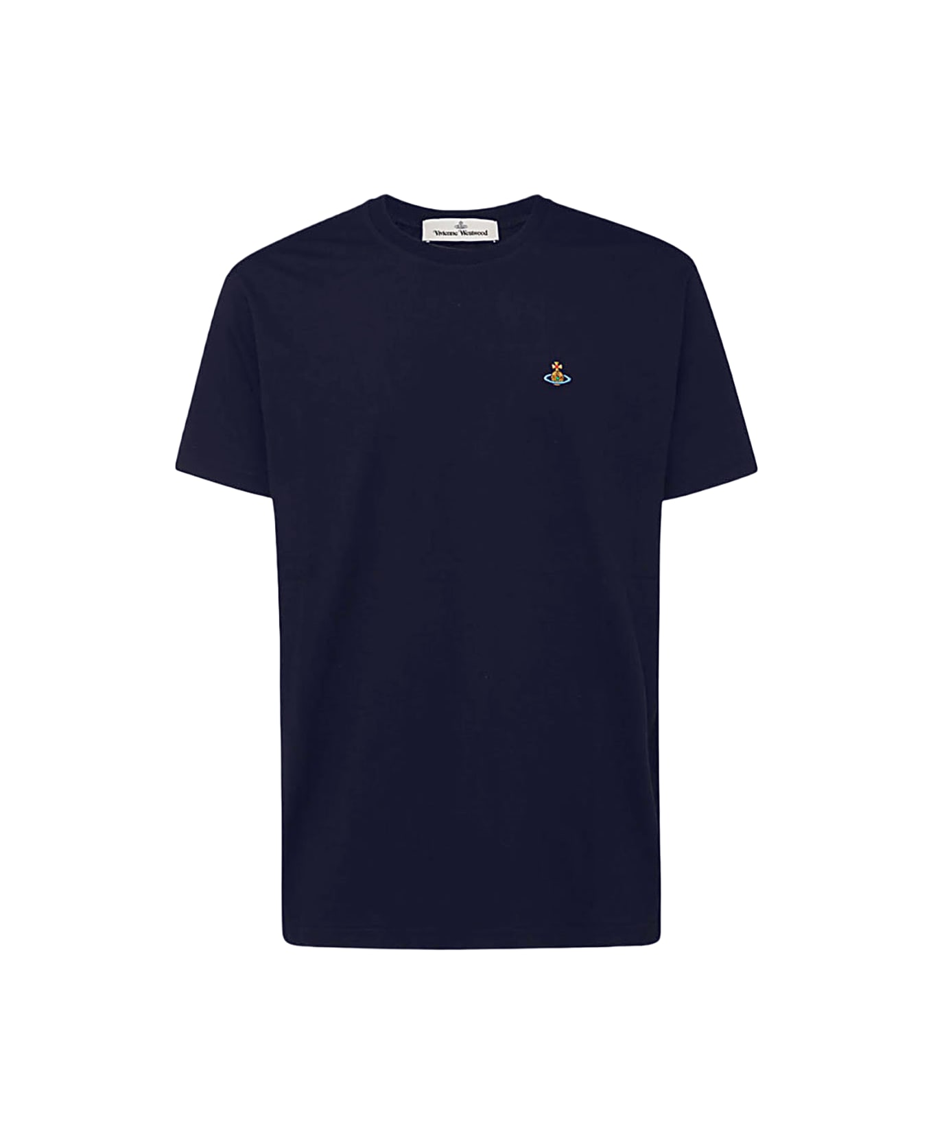 Vivienne Westwood Navy Blue Cotton T-shirt - Blue
