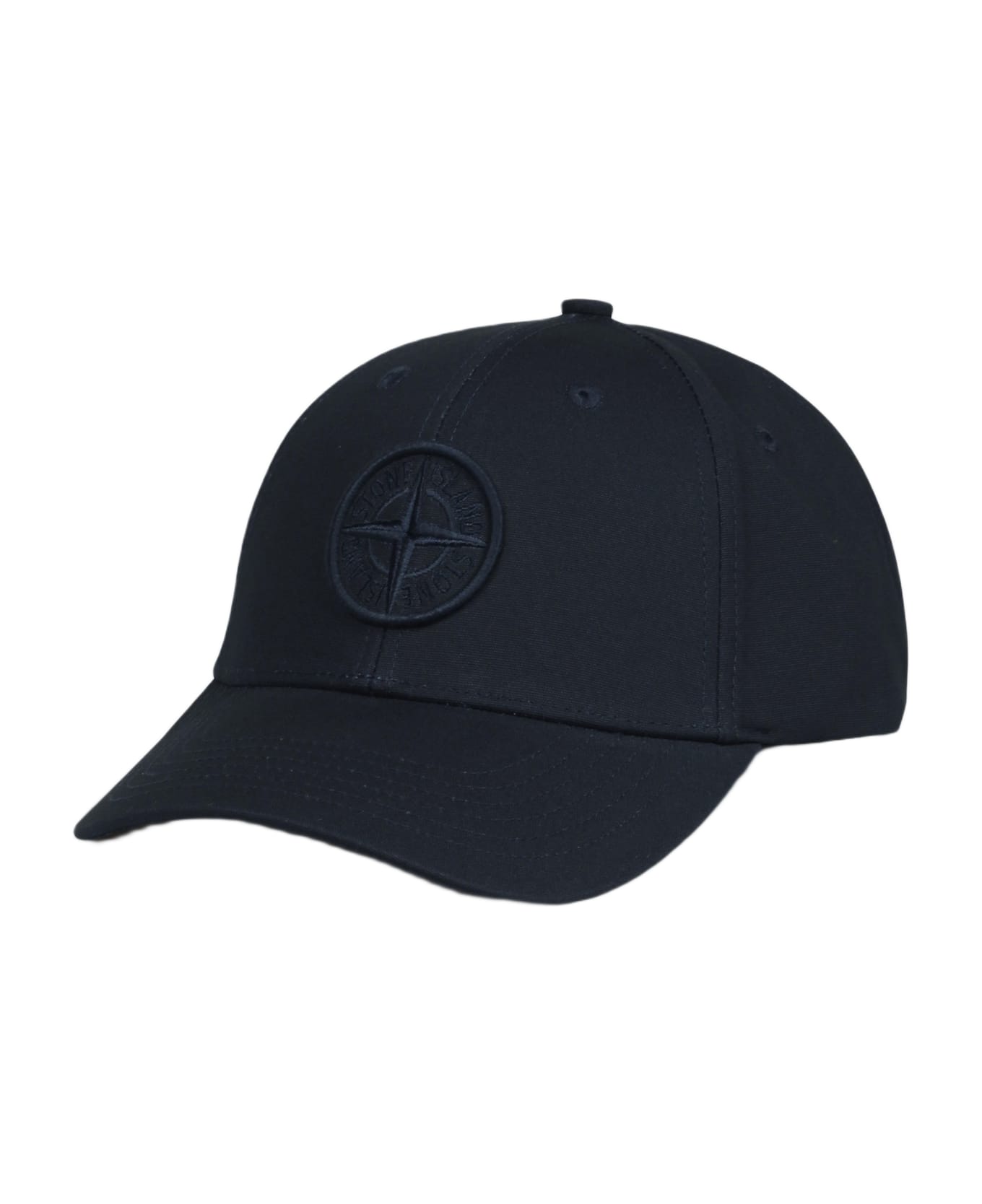 Stone Island Cotton Rep Hat - Blue