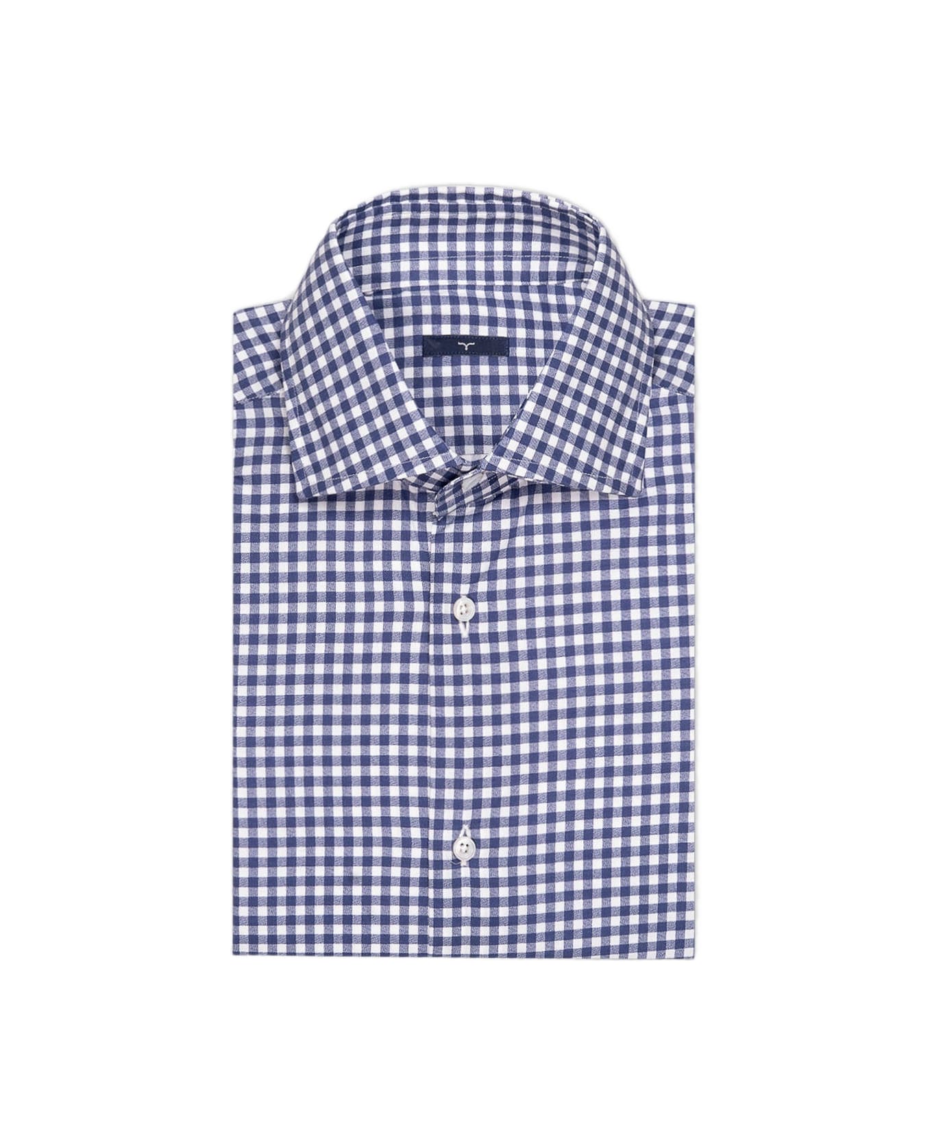 Larusmiani Casual Cotton Shirt Bercy T-Shirt - Blue