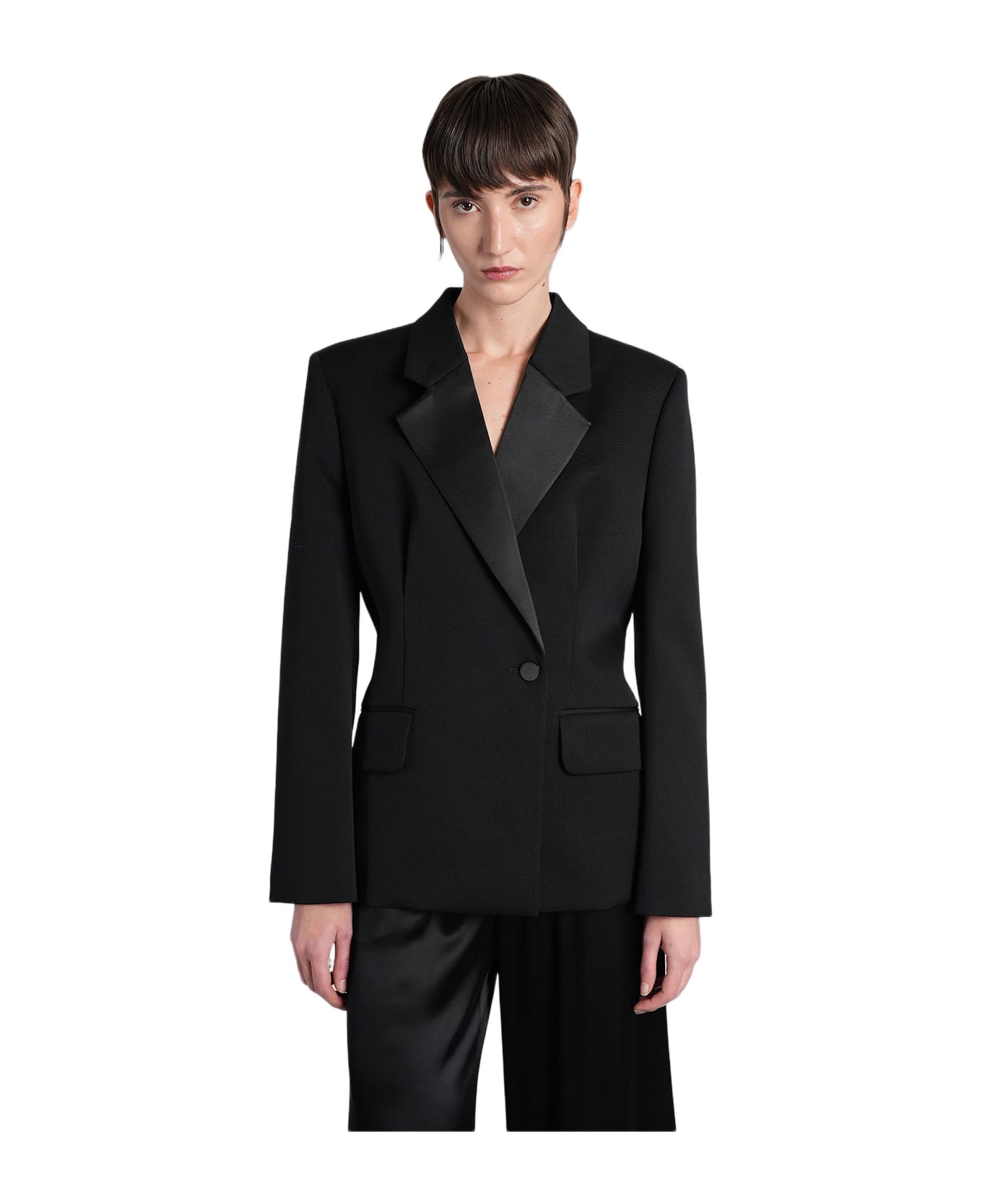 Lanvin Blazer In Black Wool - black