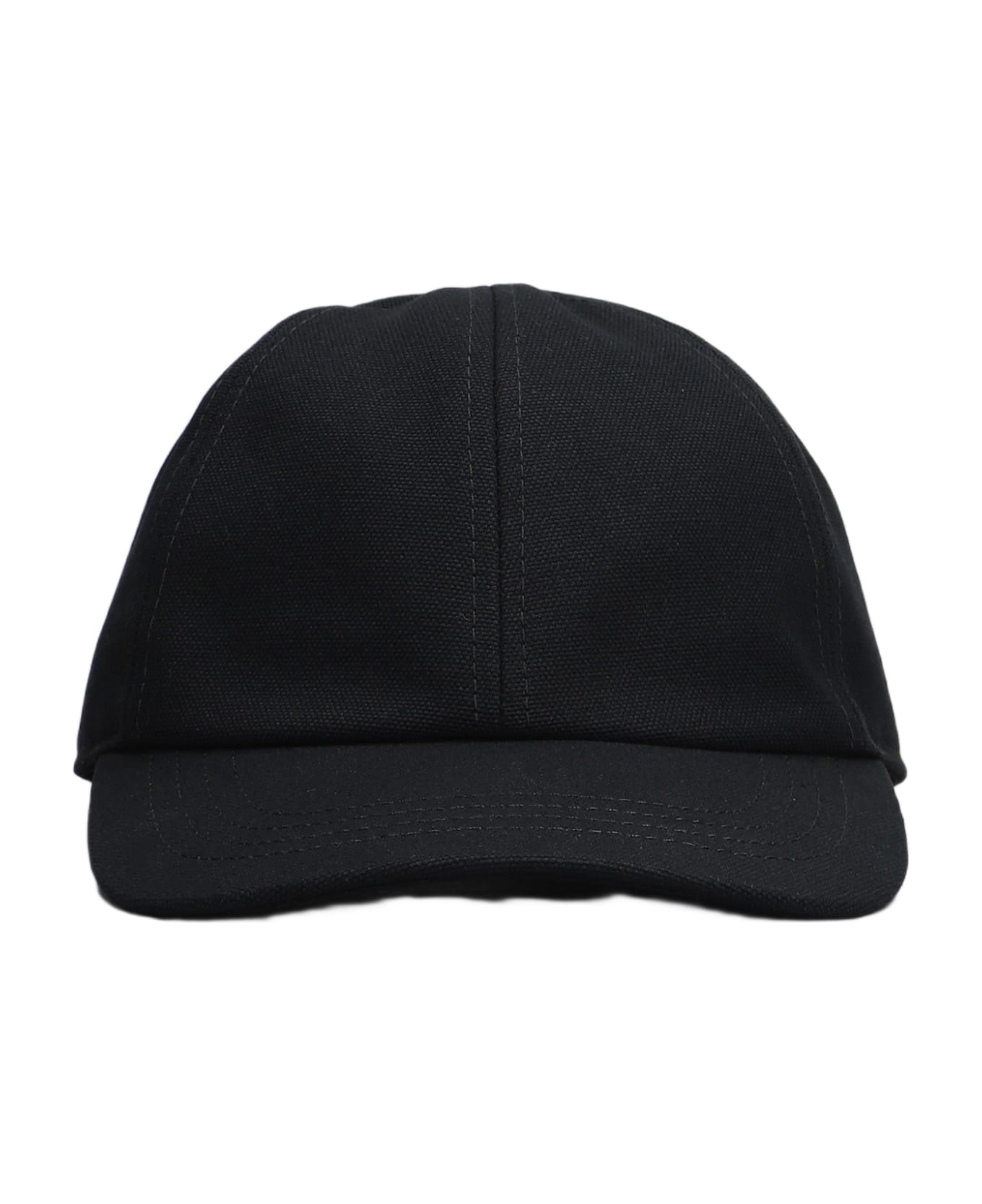 The Attico Hats In Black Cotton - black 帽子