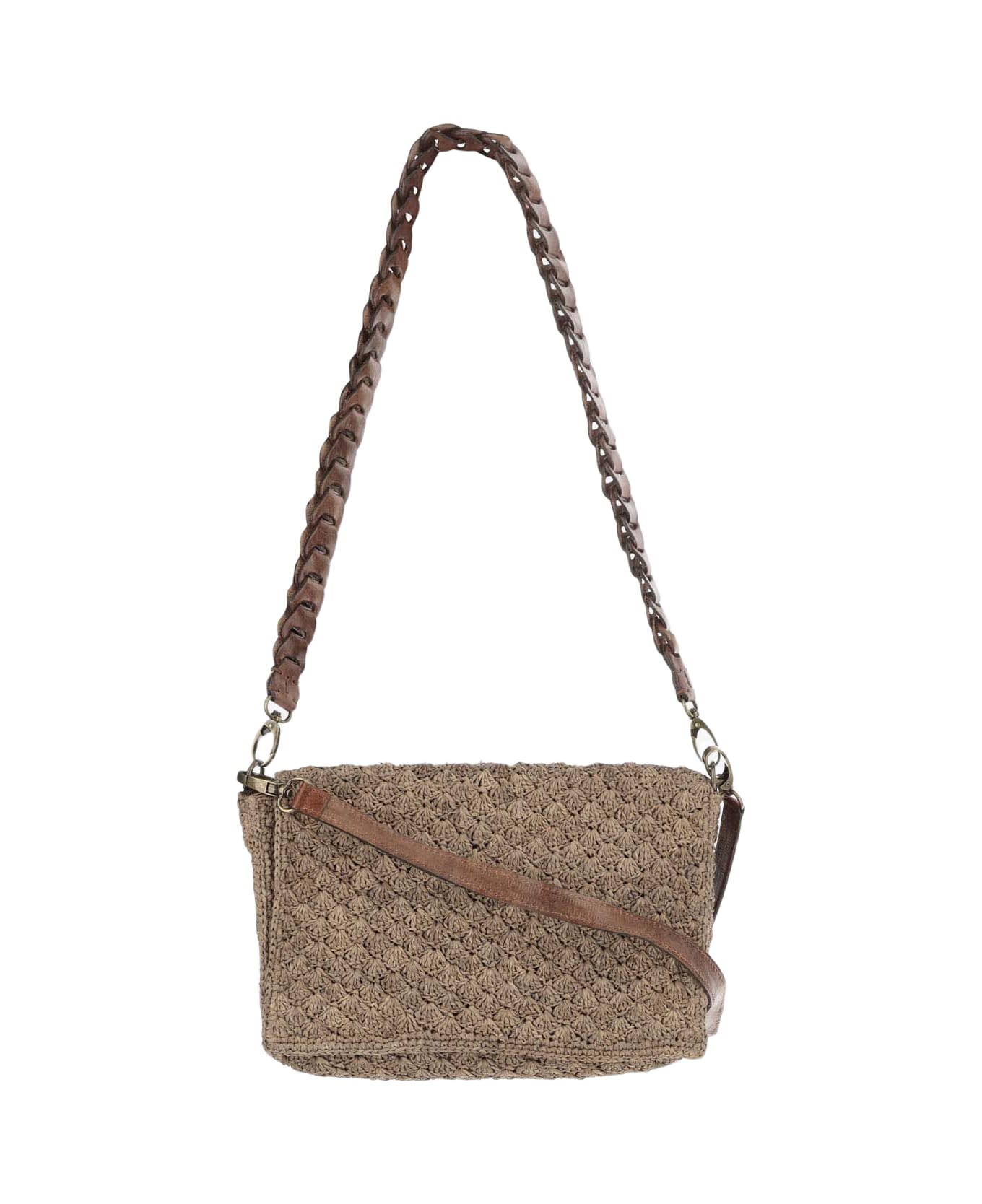 Ibeliv Sonia Bag In Raffia And Leather - Beige