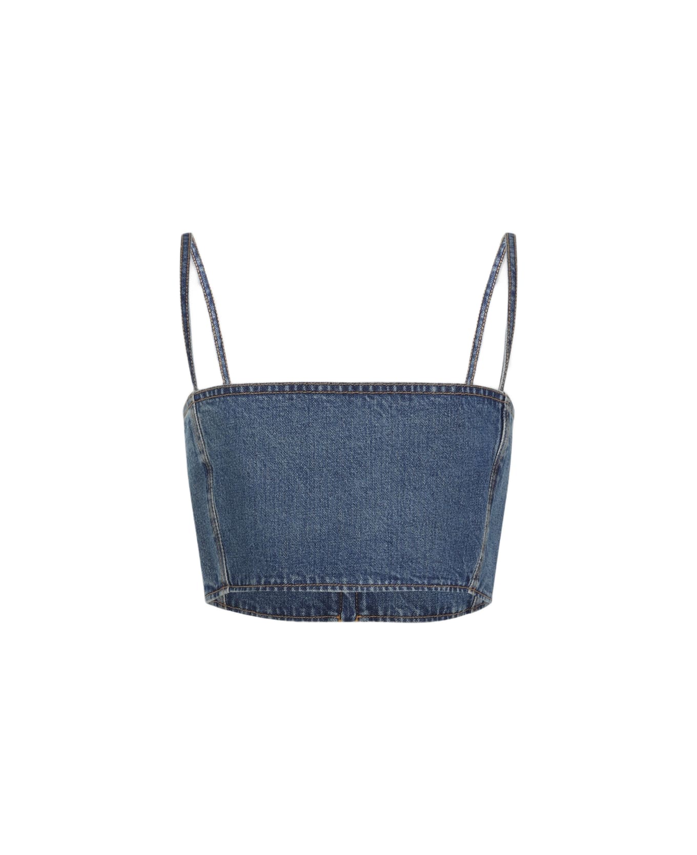 Alaia Alaïa Bustier Top - Bleu Mineral