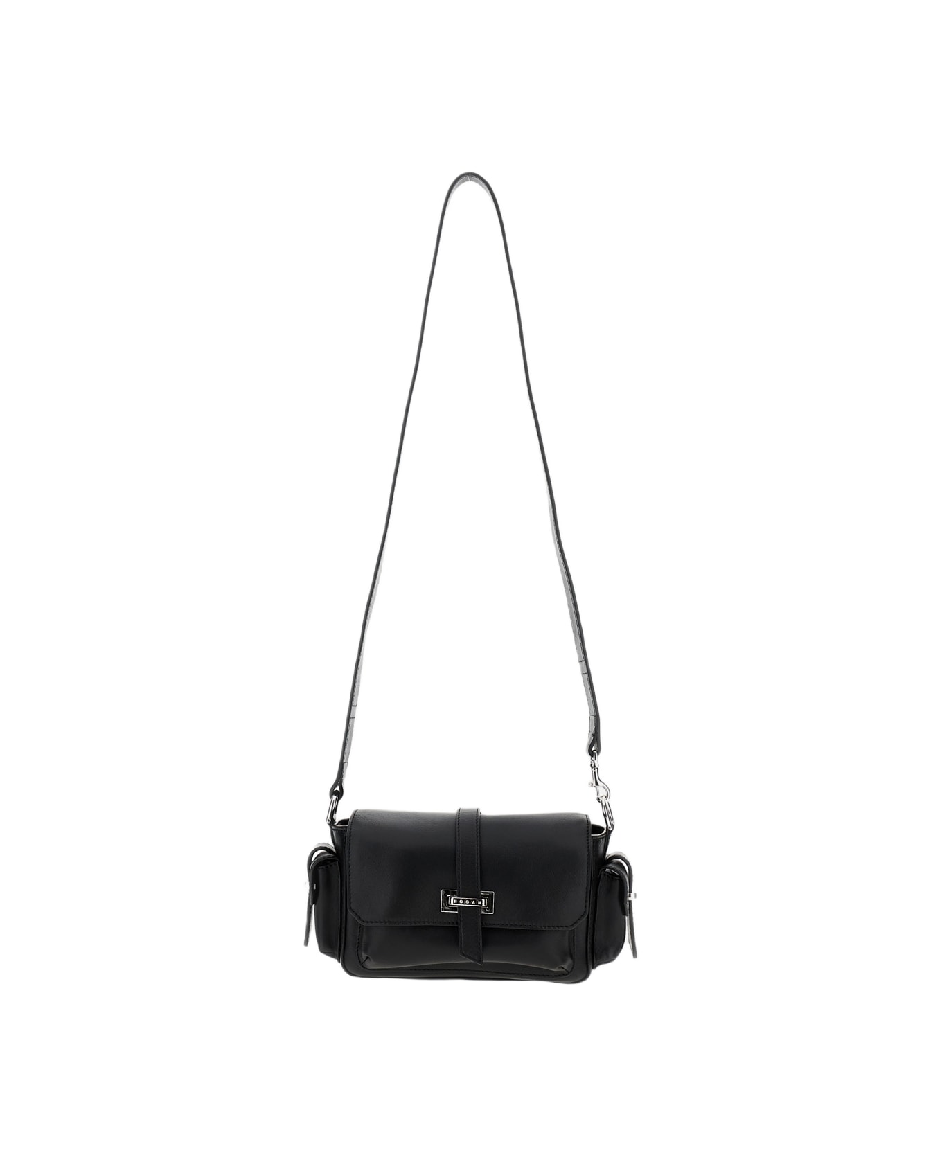 Hogan Small H01r Flap Bag - Black