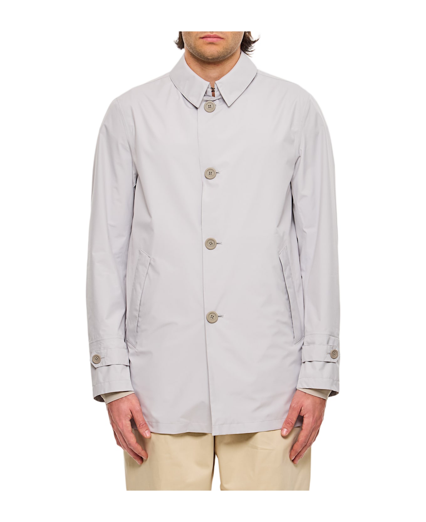 Herno Laminar Waterproof Coat - Grey
