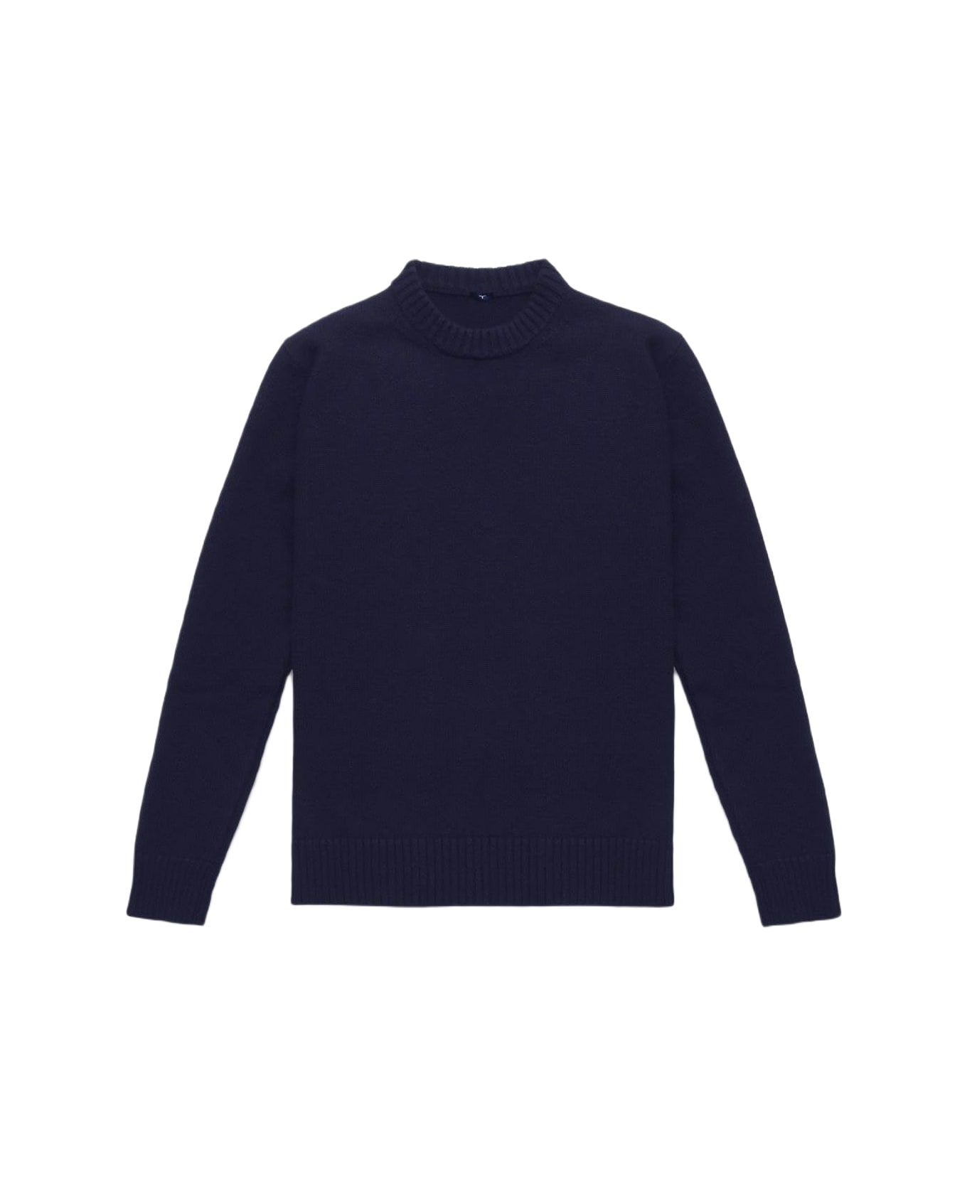 Larusmiani Crew Neck Sweater 'diablerets' Sweater - MidnightBlue