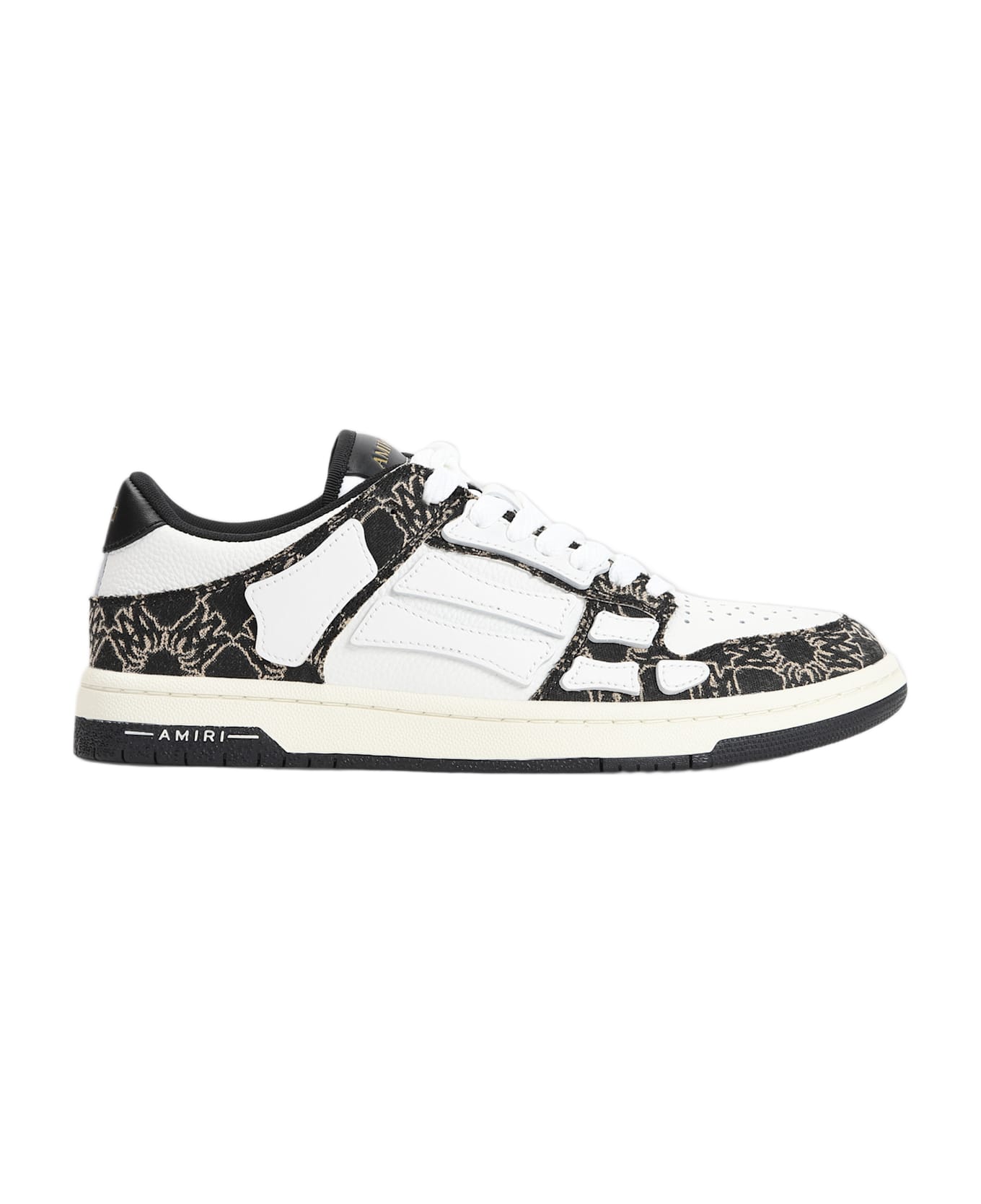 AMIRI Quad Skeleton Sneakers - Black