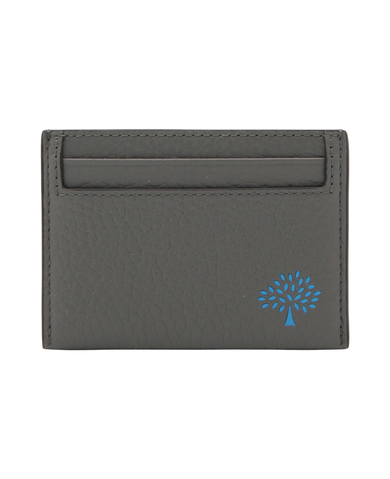 Mulberry Charcoal Leather Card Holder - Charcoal