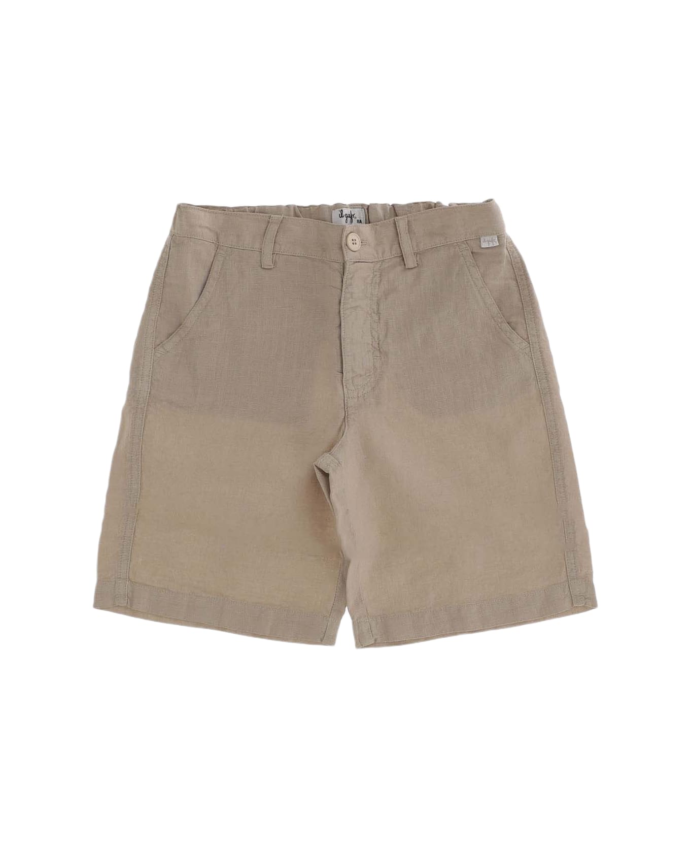 Il Gufo Linen Shorts - Brown ボトムス