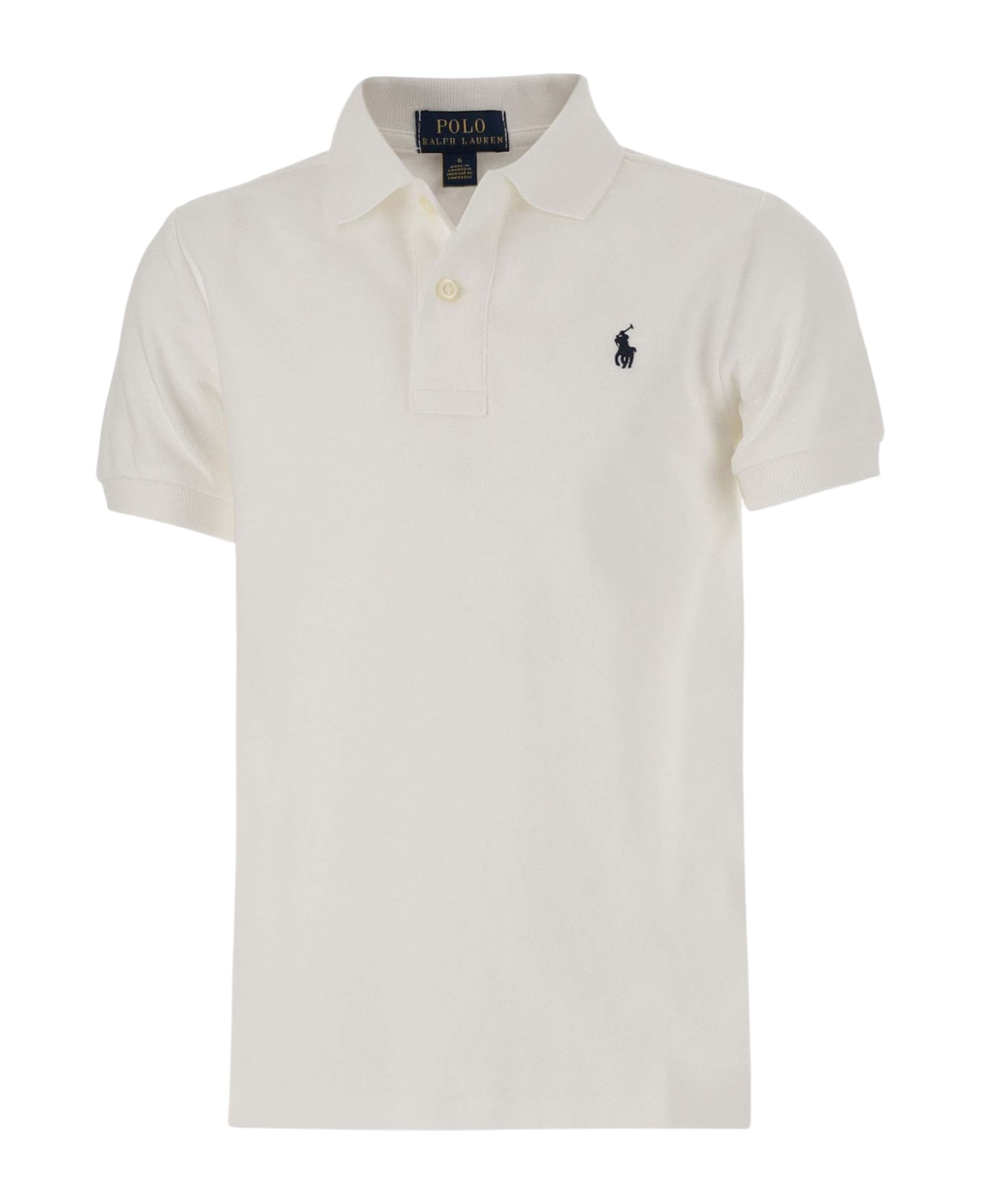 Polo Ralph Lauren Cotton Polo Shirt With Logo - White
