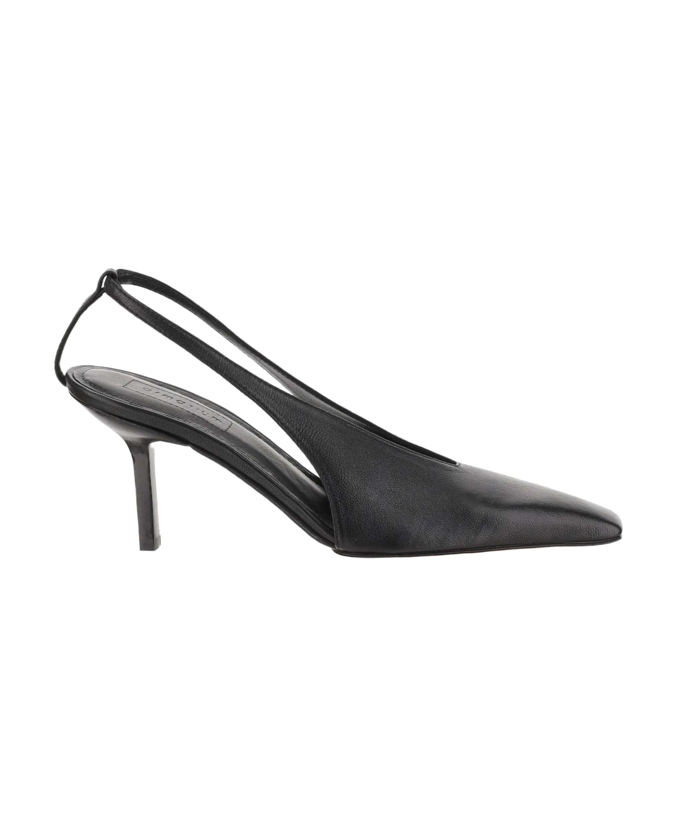 Armarium Evelina Leather Slingback - Black