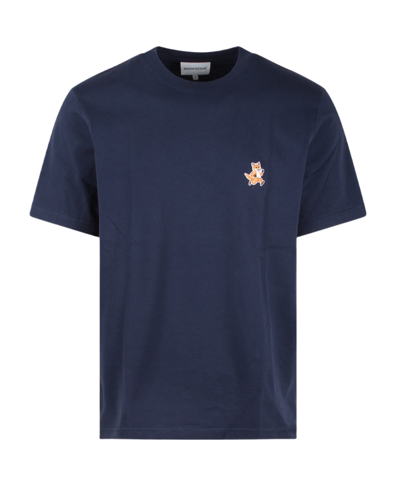 Maison Kitsuné Speedy Fox Patch T-shirt - Blue シャツ