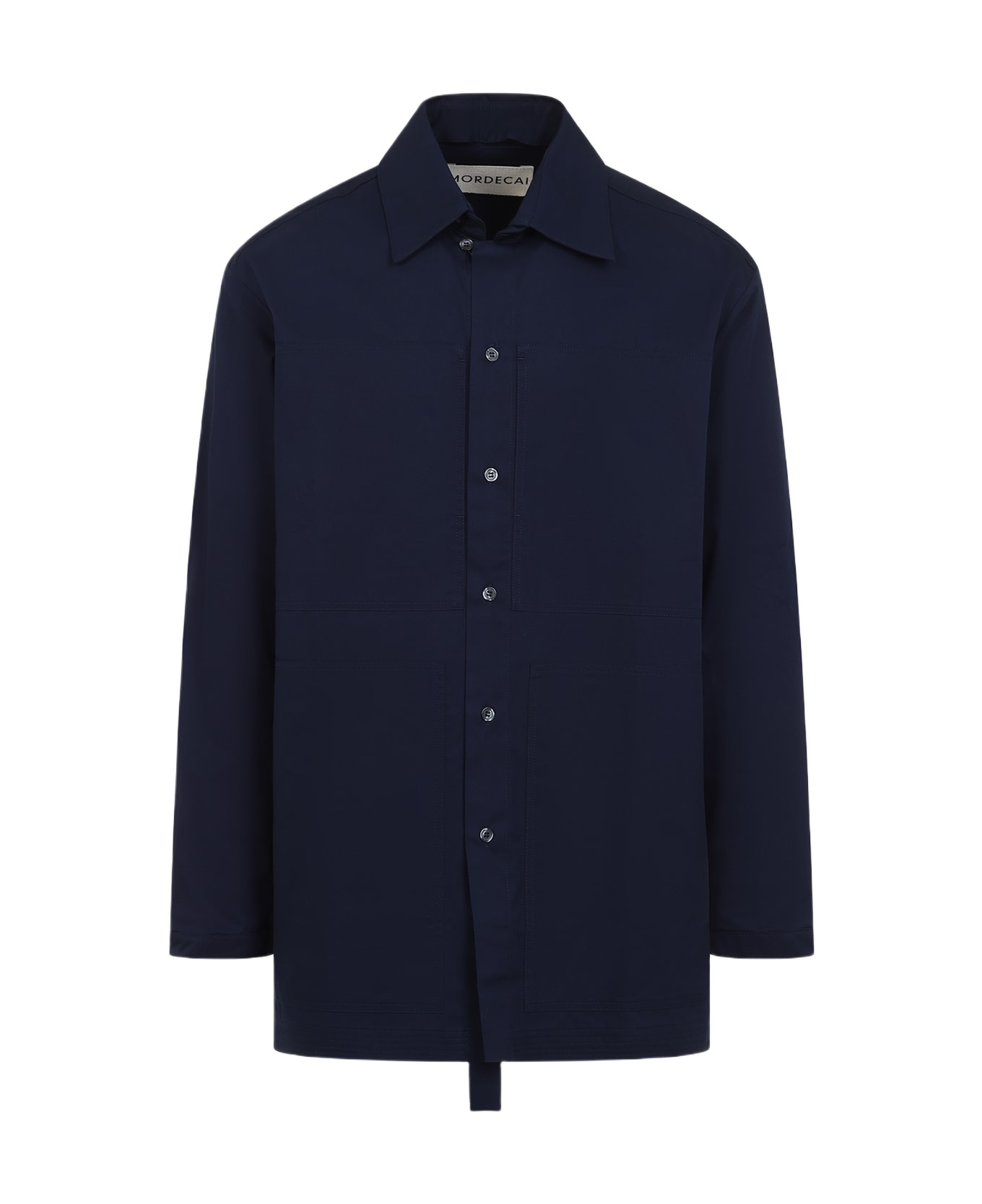 Mordecai Pocket Collar Shirt - Ink Blue