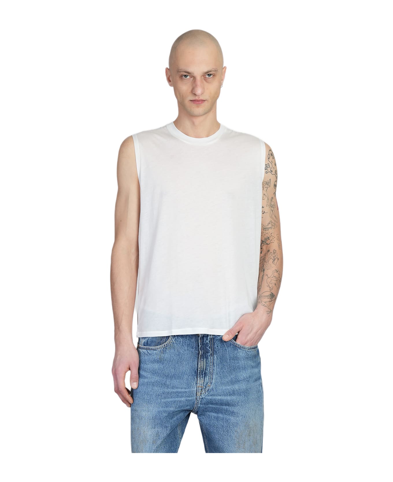 Our Legacy T-shirt In White Cotton - white