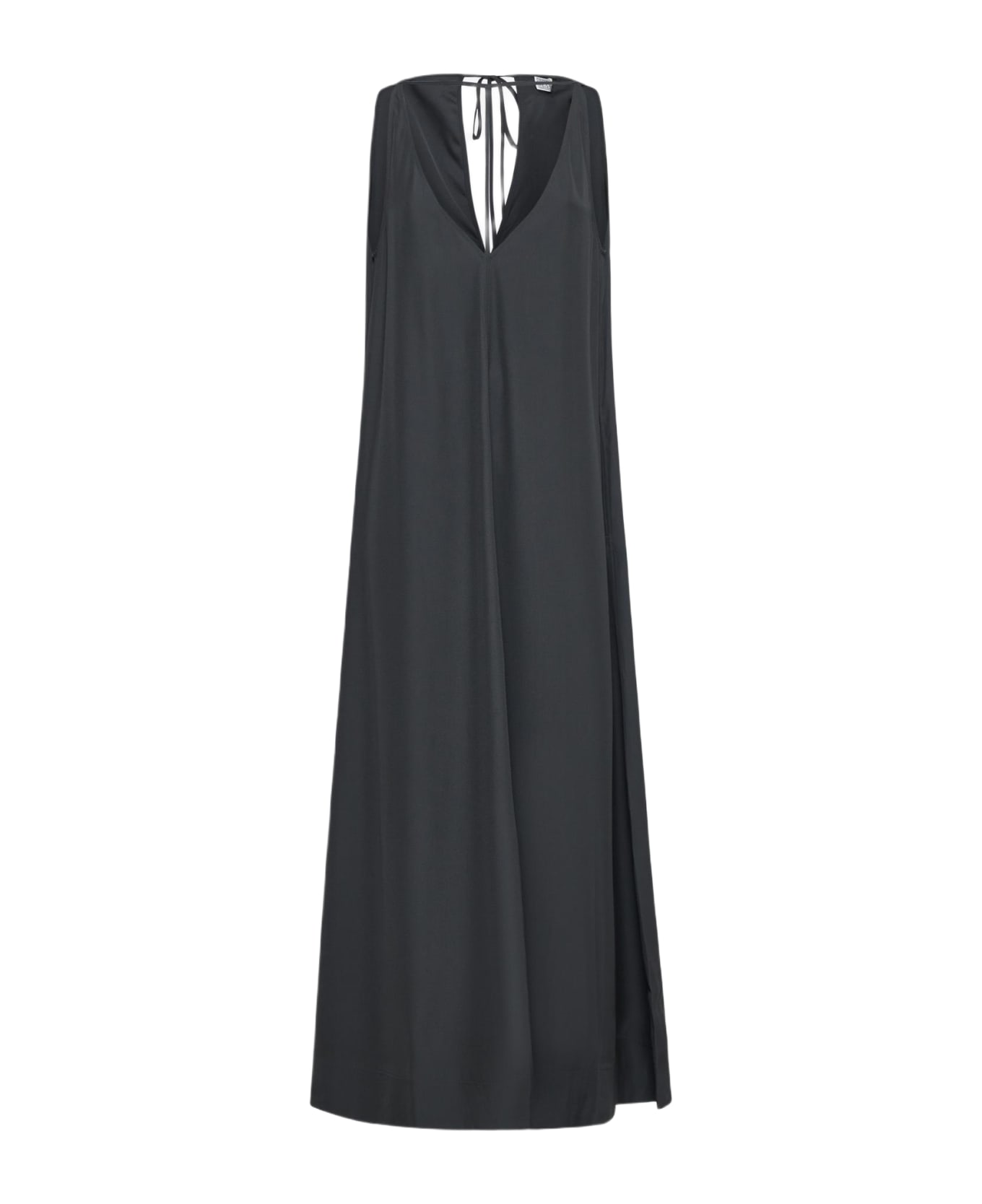 Totême T-strap Crepe Viscose Dress - 029 LEAD 