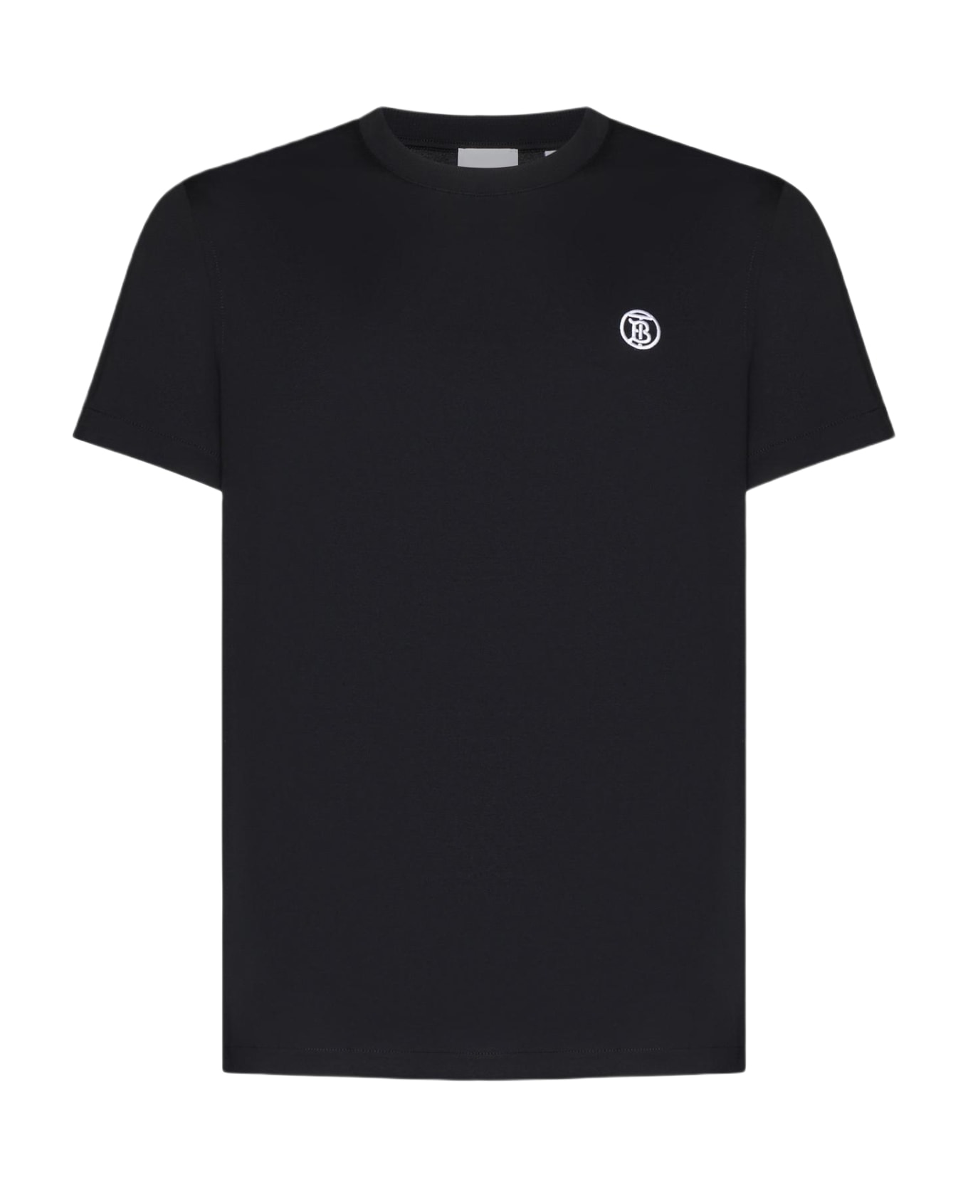 Burberry Parker Logo Cotton T-shirt - BLACK