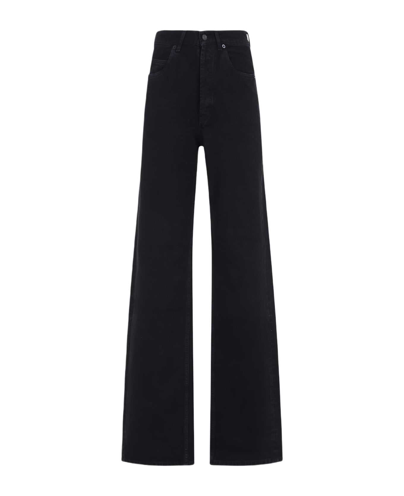 Saint Laurent Straight Leg Jeans - Midnight Black