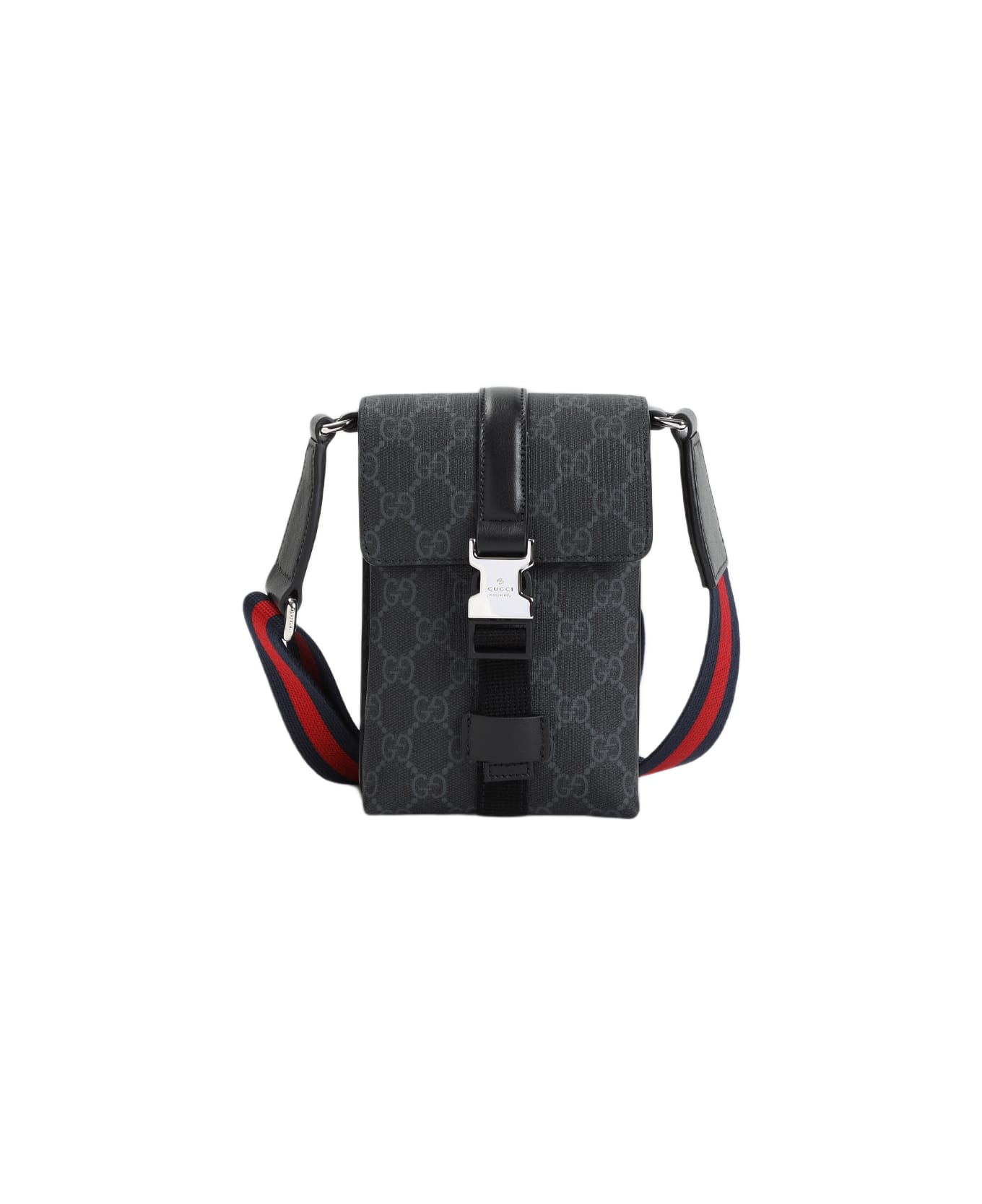 Gucci Logoed Shoulder Bag - Black/blk/brb/blk