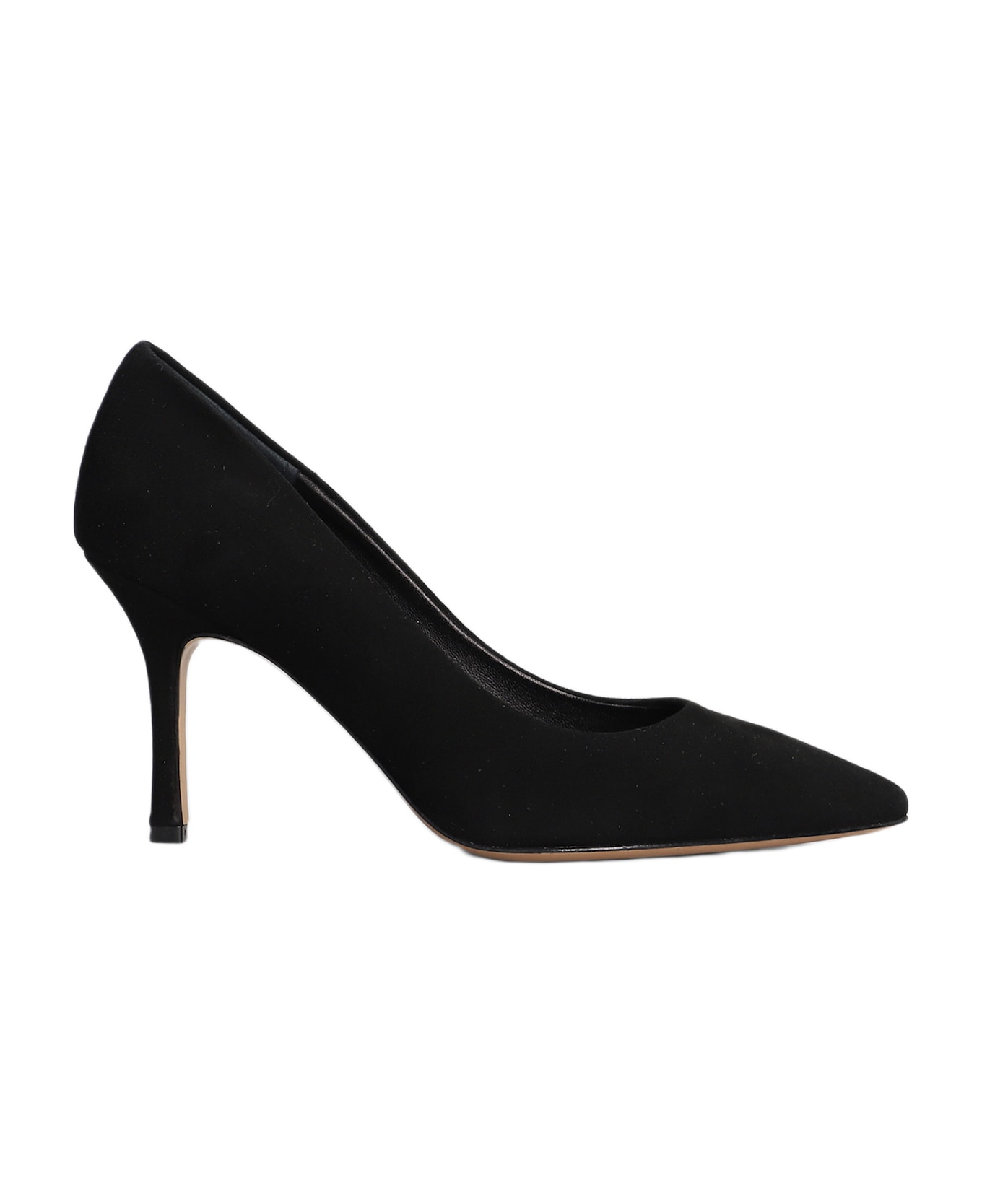 The Seller Pumps In Black Suede - black
