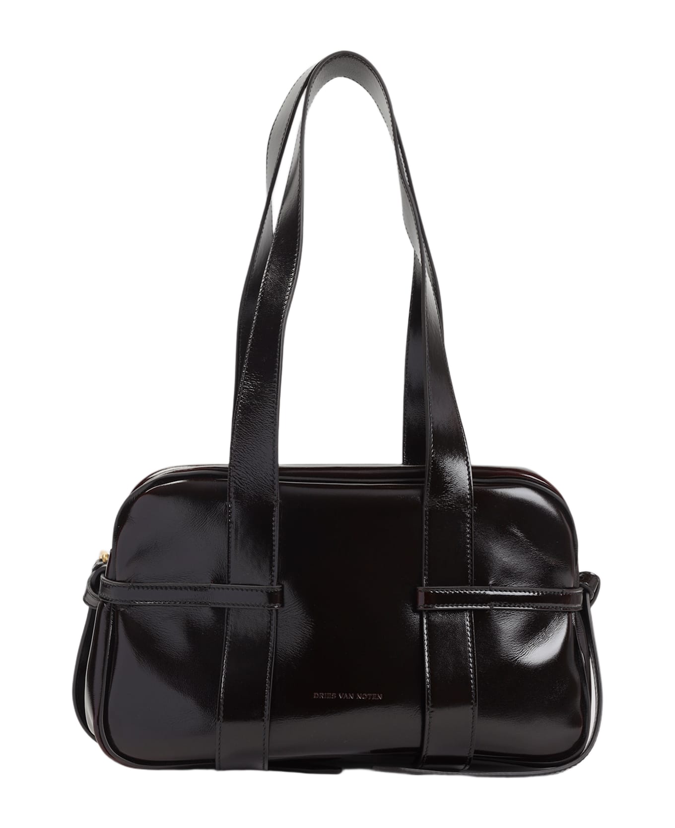Dries Van Noten Medium Bowling Shoulder Bag - Ruby
