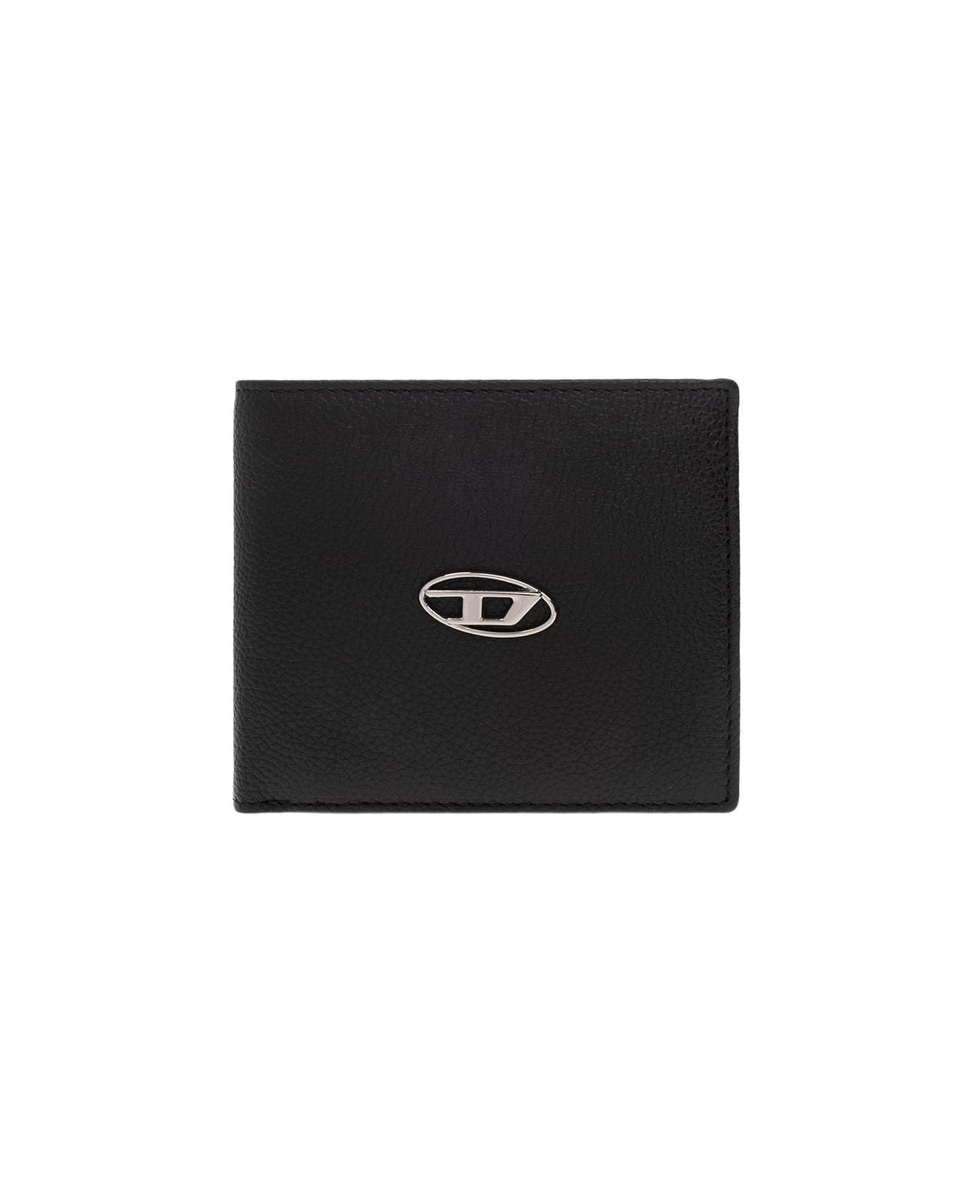 Diesel Card Holder With Logo - Black