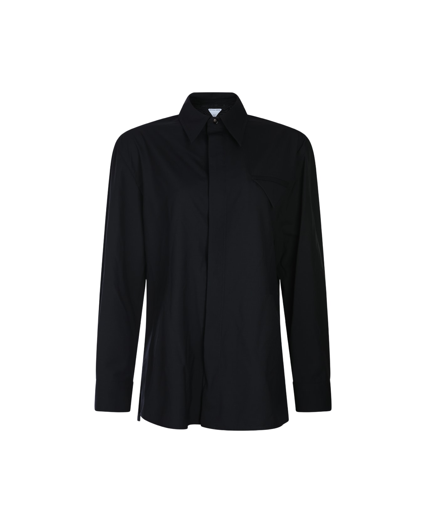 Bottega Veneta Black Wool Shirt - Black