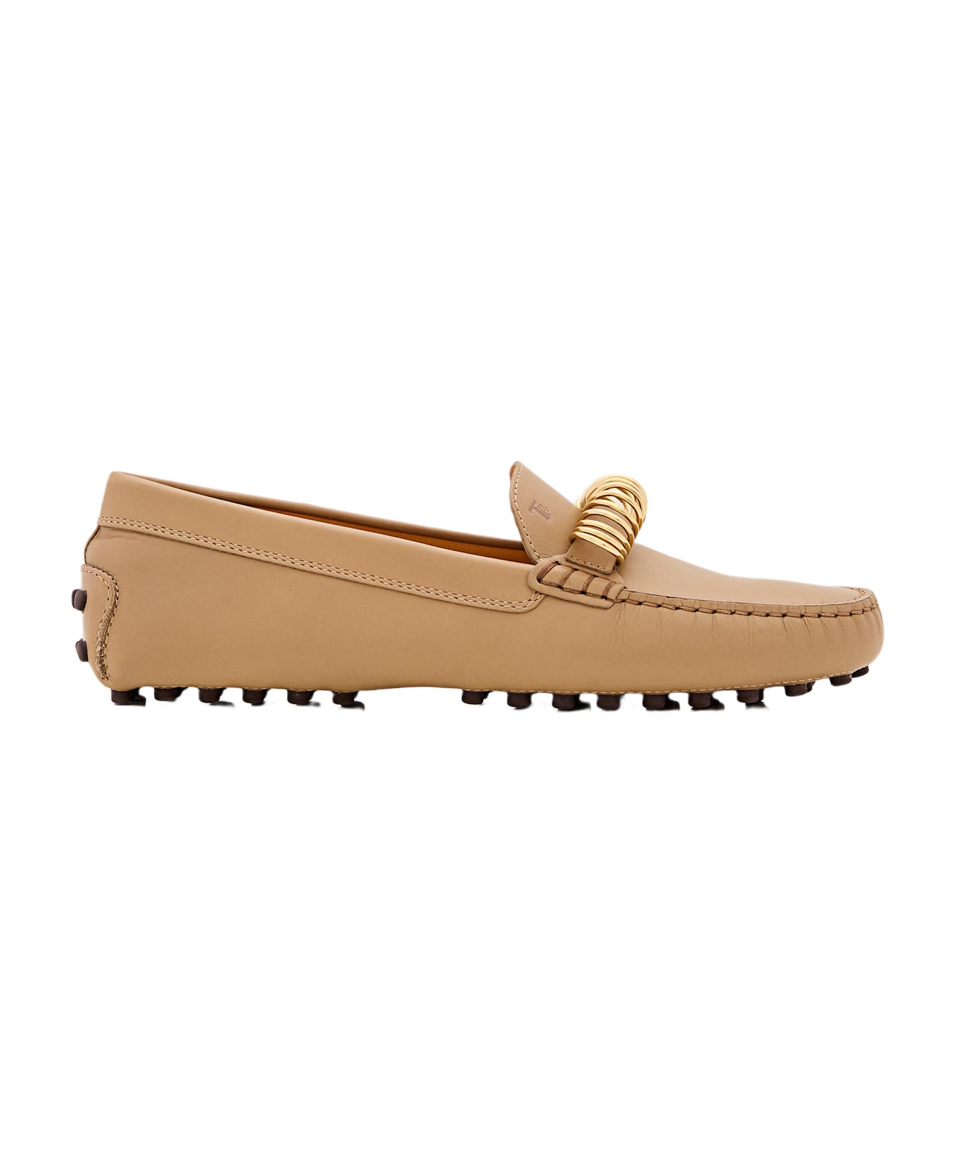 Tod
s Loafer With Ring Band - Brown