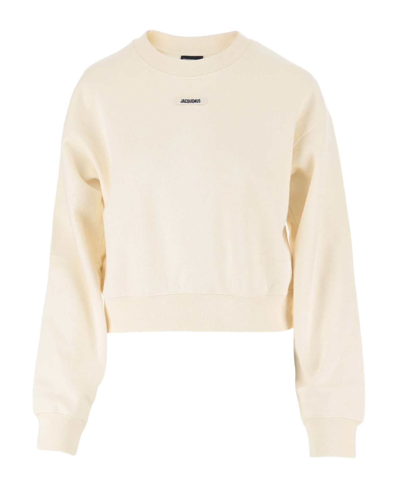 Jacquemus Gros Grain Cotton Sweatshirt - Light beige フリース