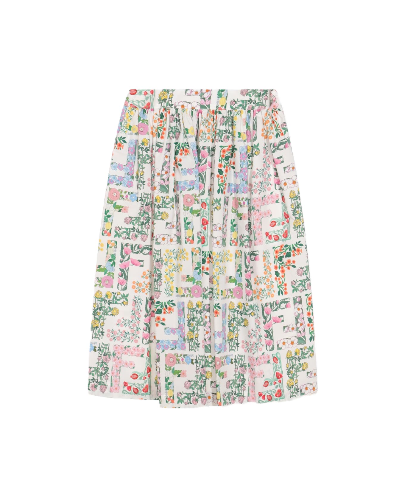 Fendi Multicolor Cotton Skirt - MultiColour