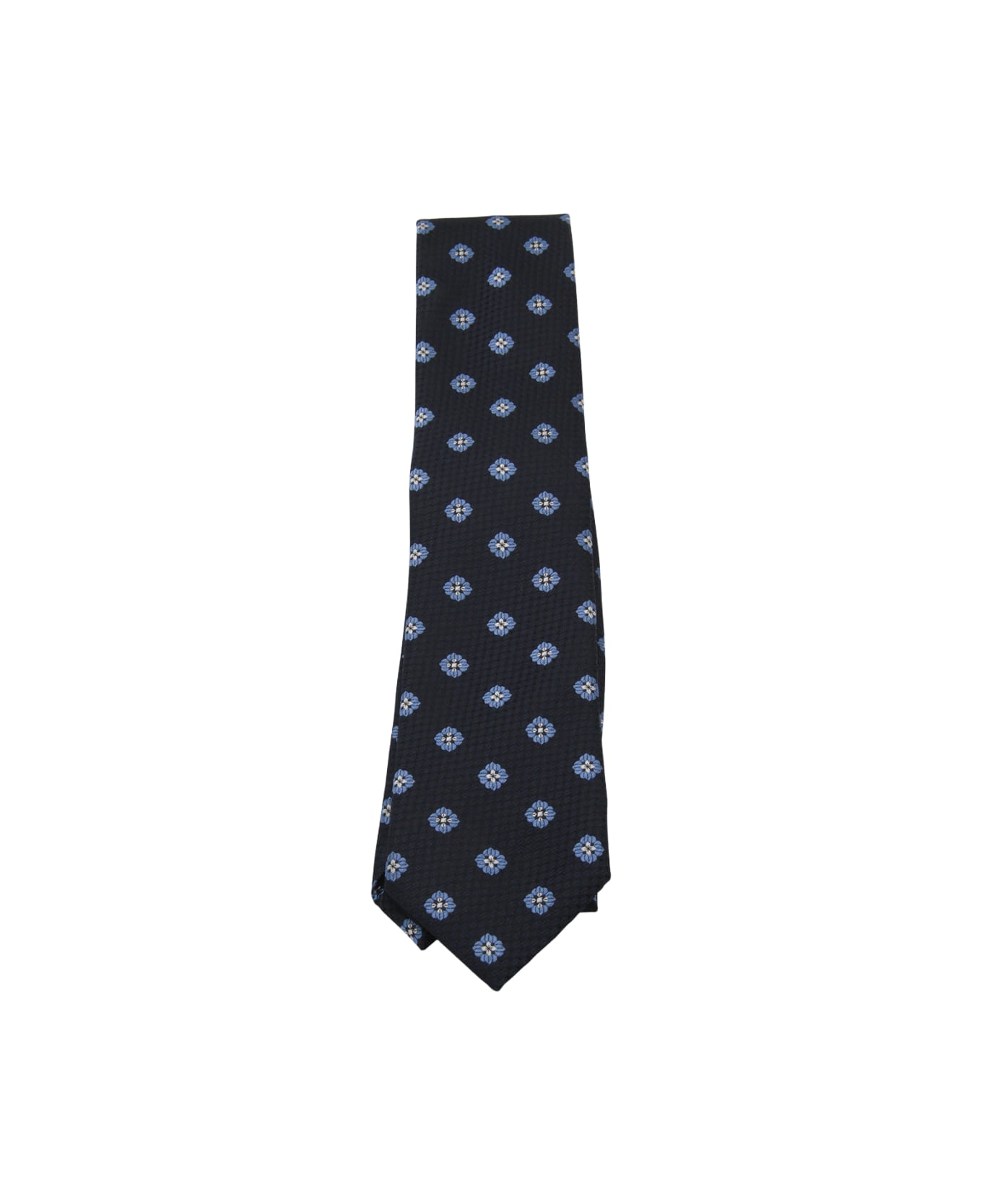 Zegna Blue Silk Tie - Blue