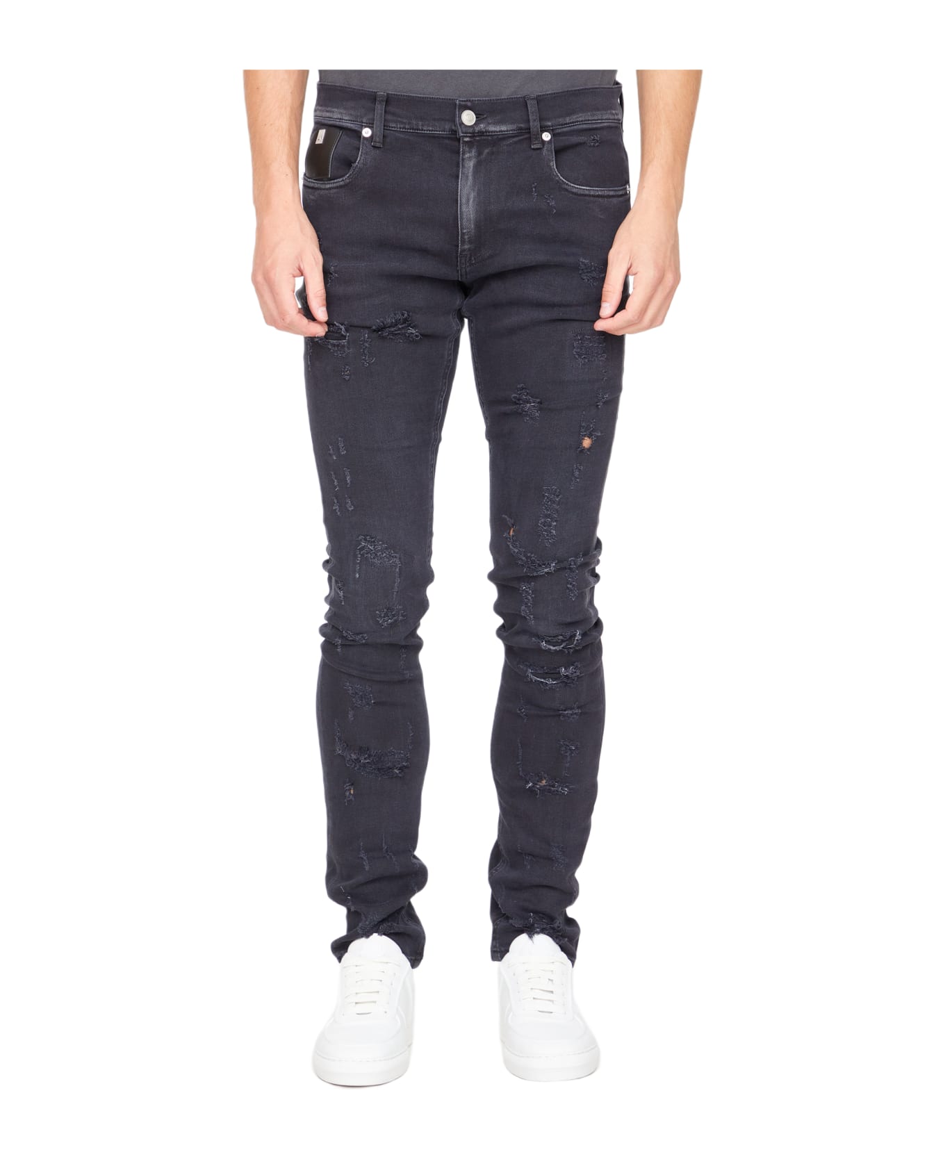 1017 ALYX 9SM Black Skinny Jeans - BLACK