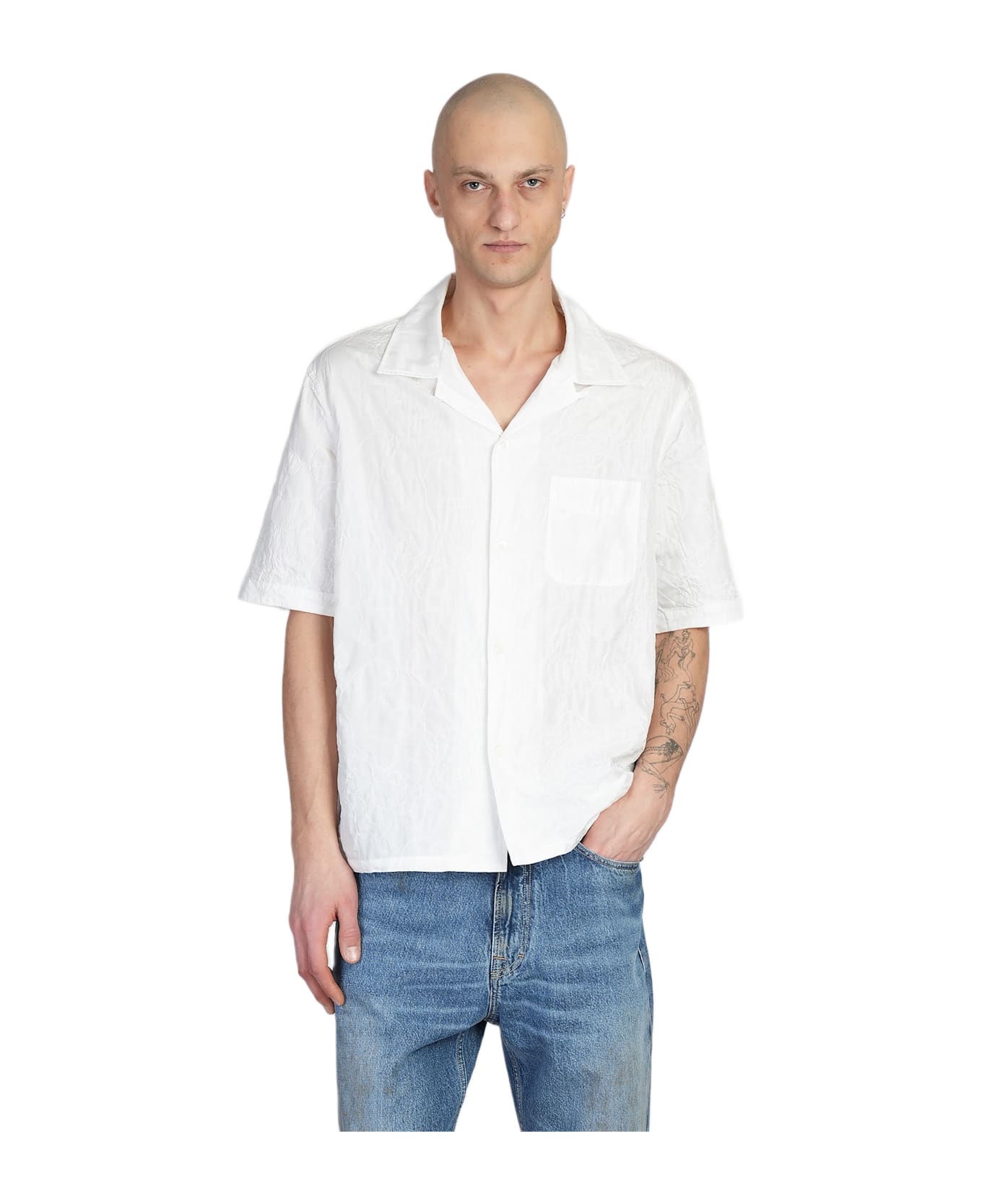 Our Legacy Shirt In White Cotton - white