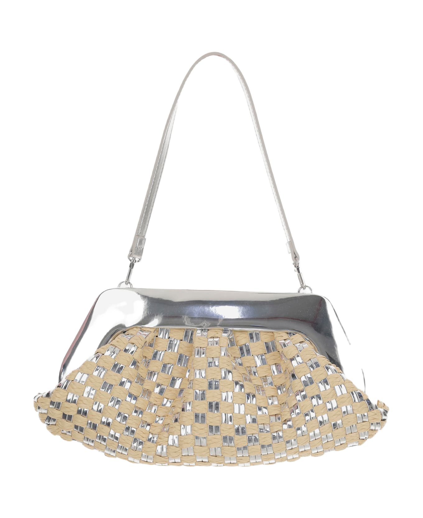 THEMOIRè Geo Bag With Woven Pattern - MULTICOLOUR