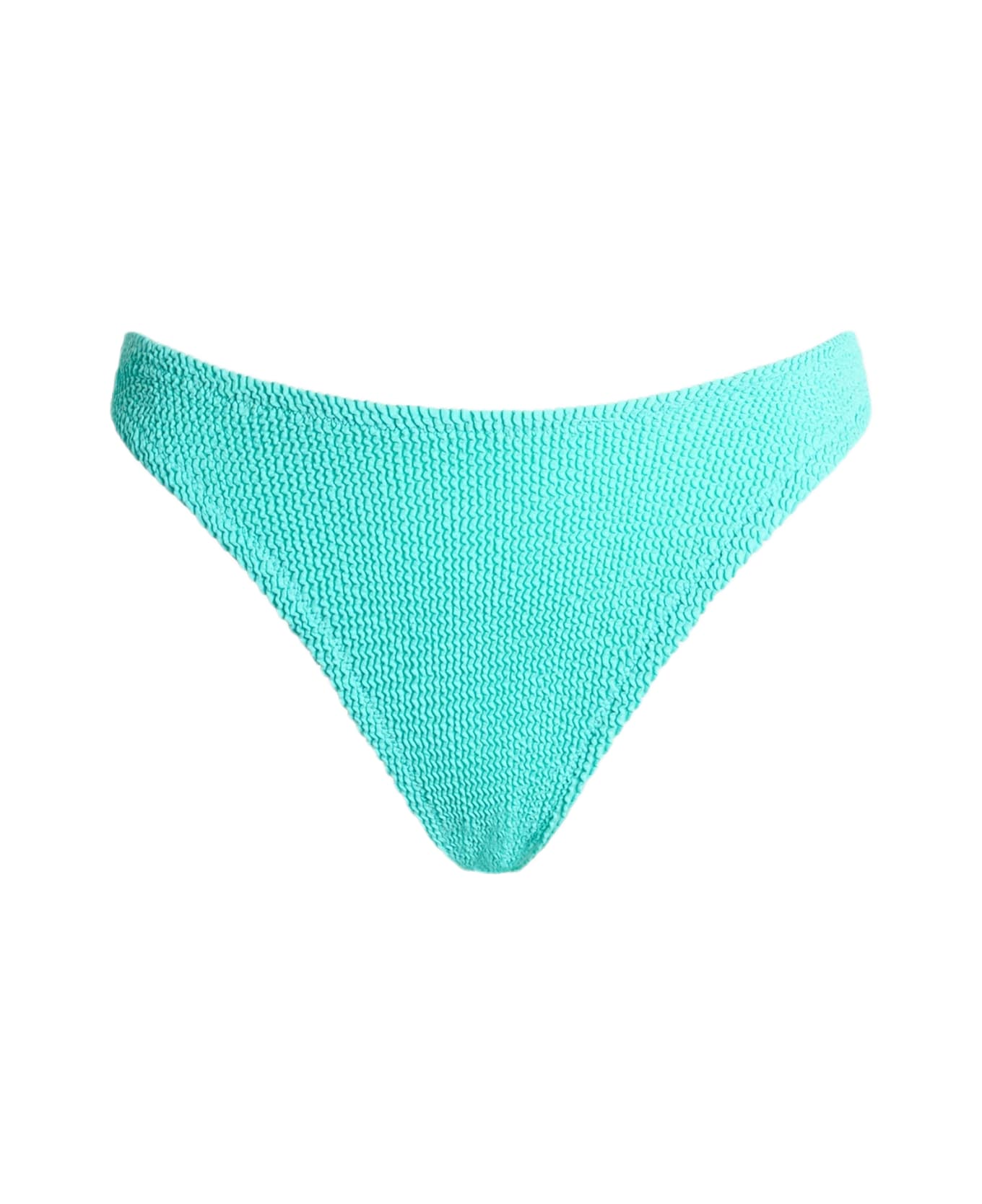 MC2 Saint Barth Woman Water Green Classic Crinkle Swim Briefs Elise - GREEN